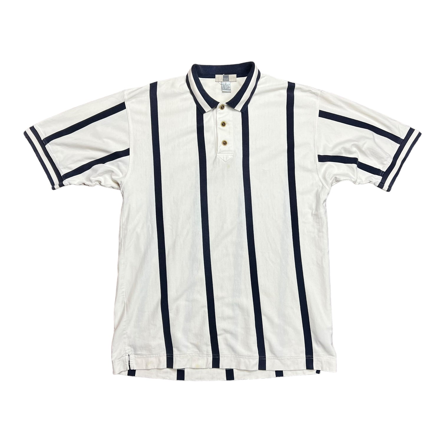 Marithé + François Girbaud Striped Polo Shirt - XL