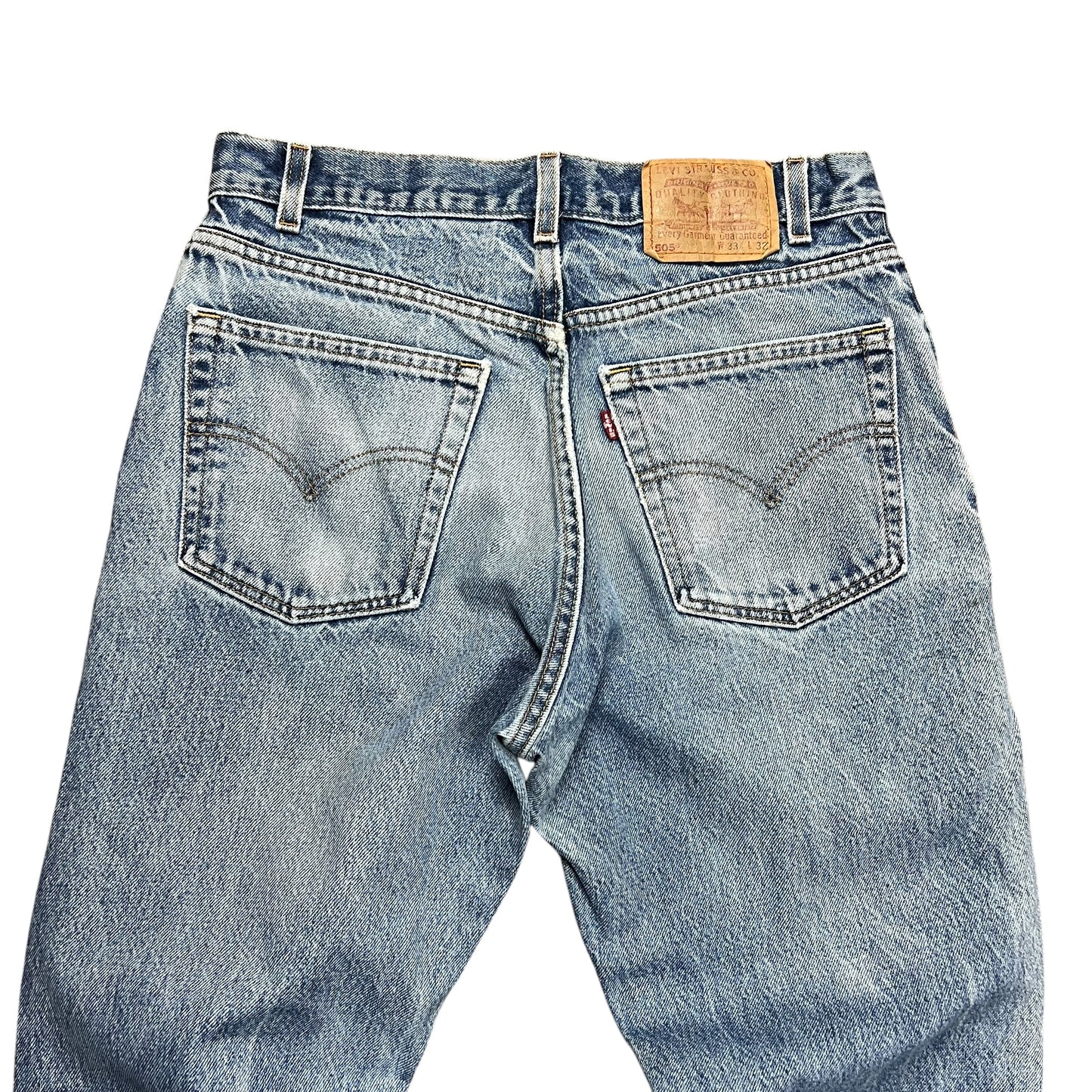 Levi’s 505 Faded & Distressed Light Wash Jeans - 30”