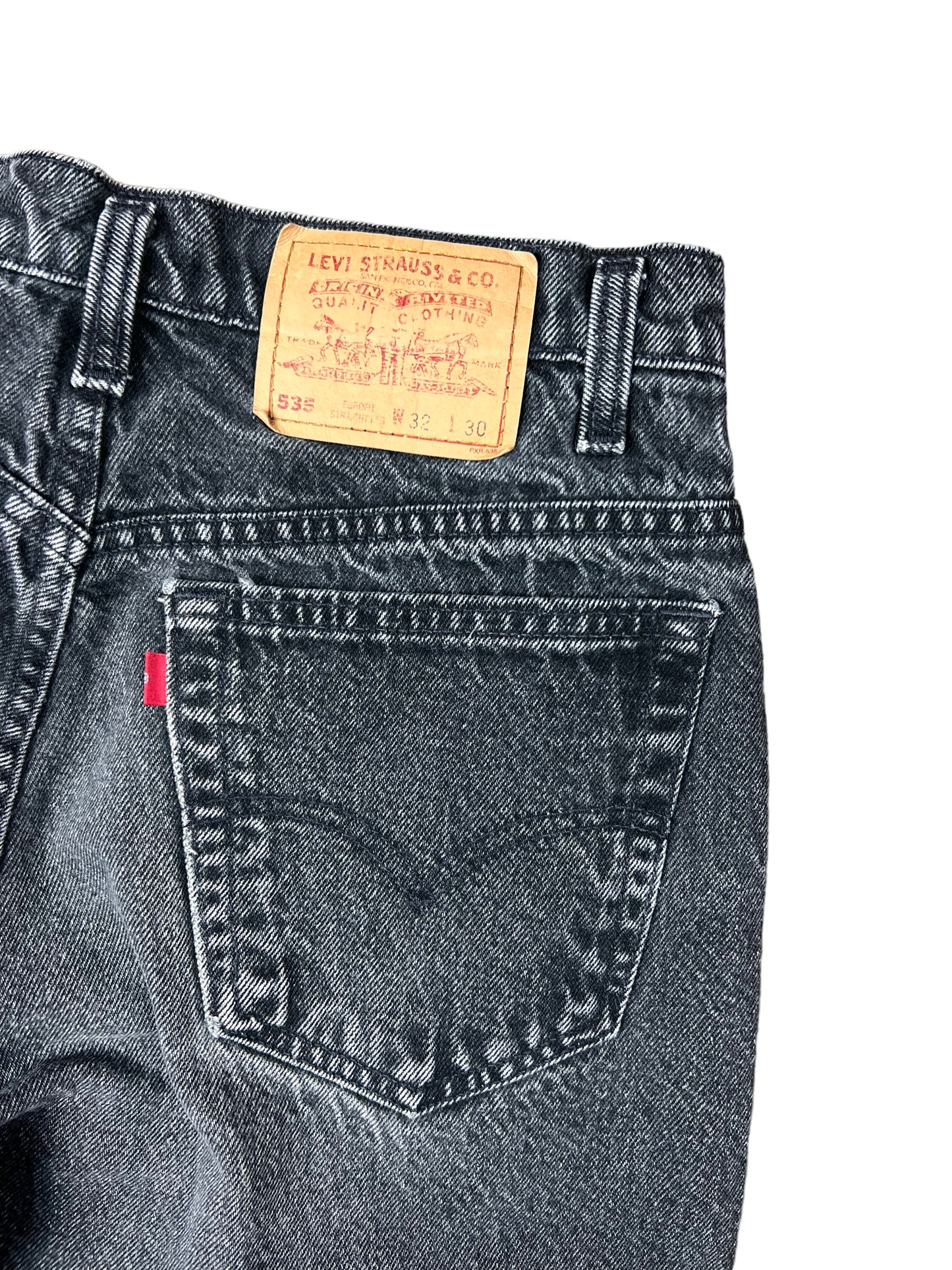 Levi’s 535 Black Faded Jeans - 30"