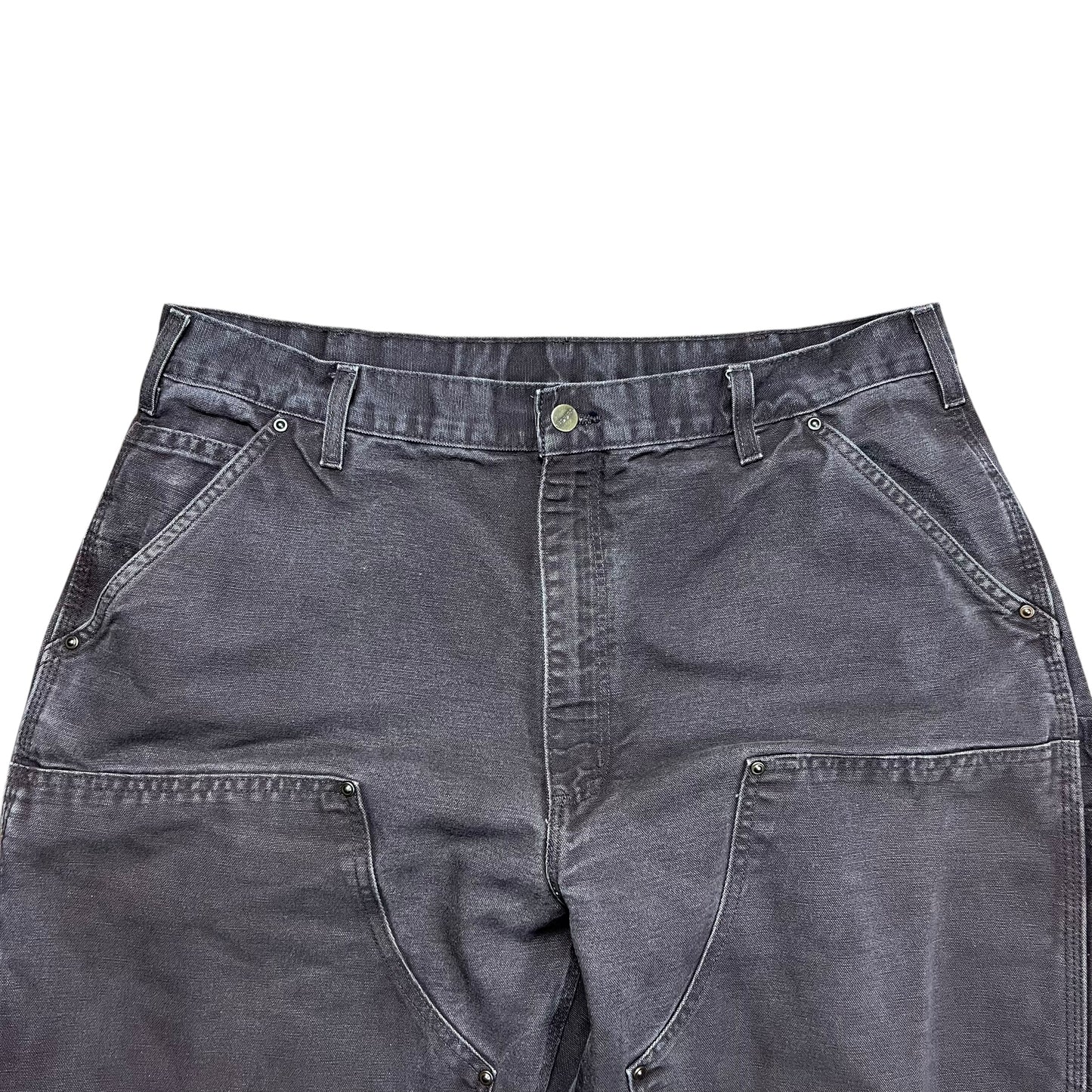 Carhartt Faded Brown Double Knee Work Pants - 38”