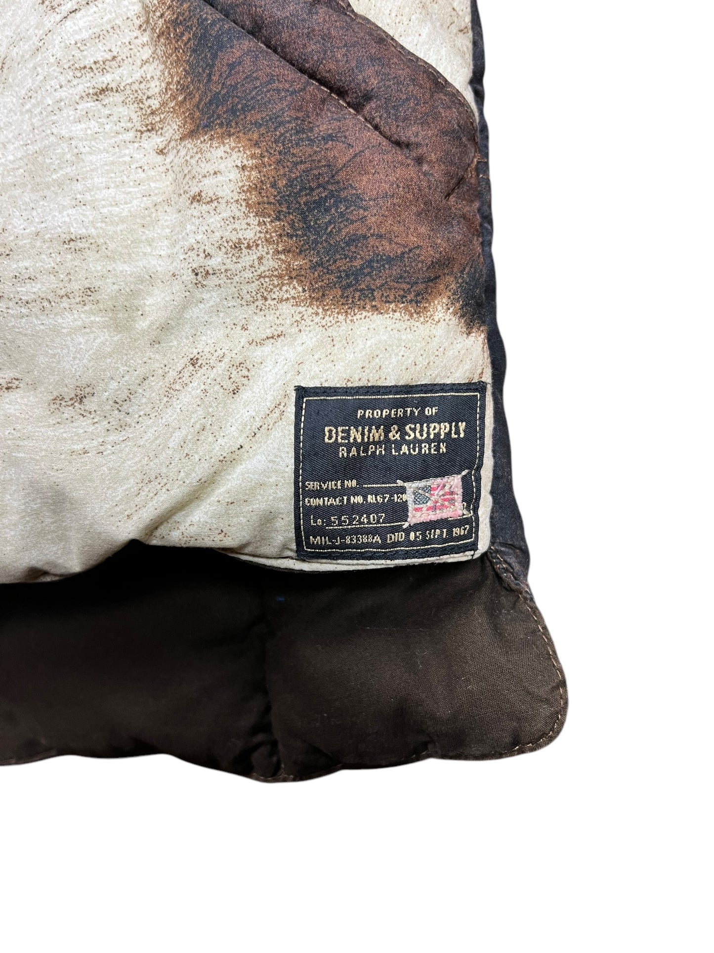 Ralph Lauren Denim & Supply Quilted Cow Puffer Vest - L