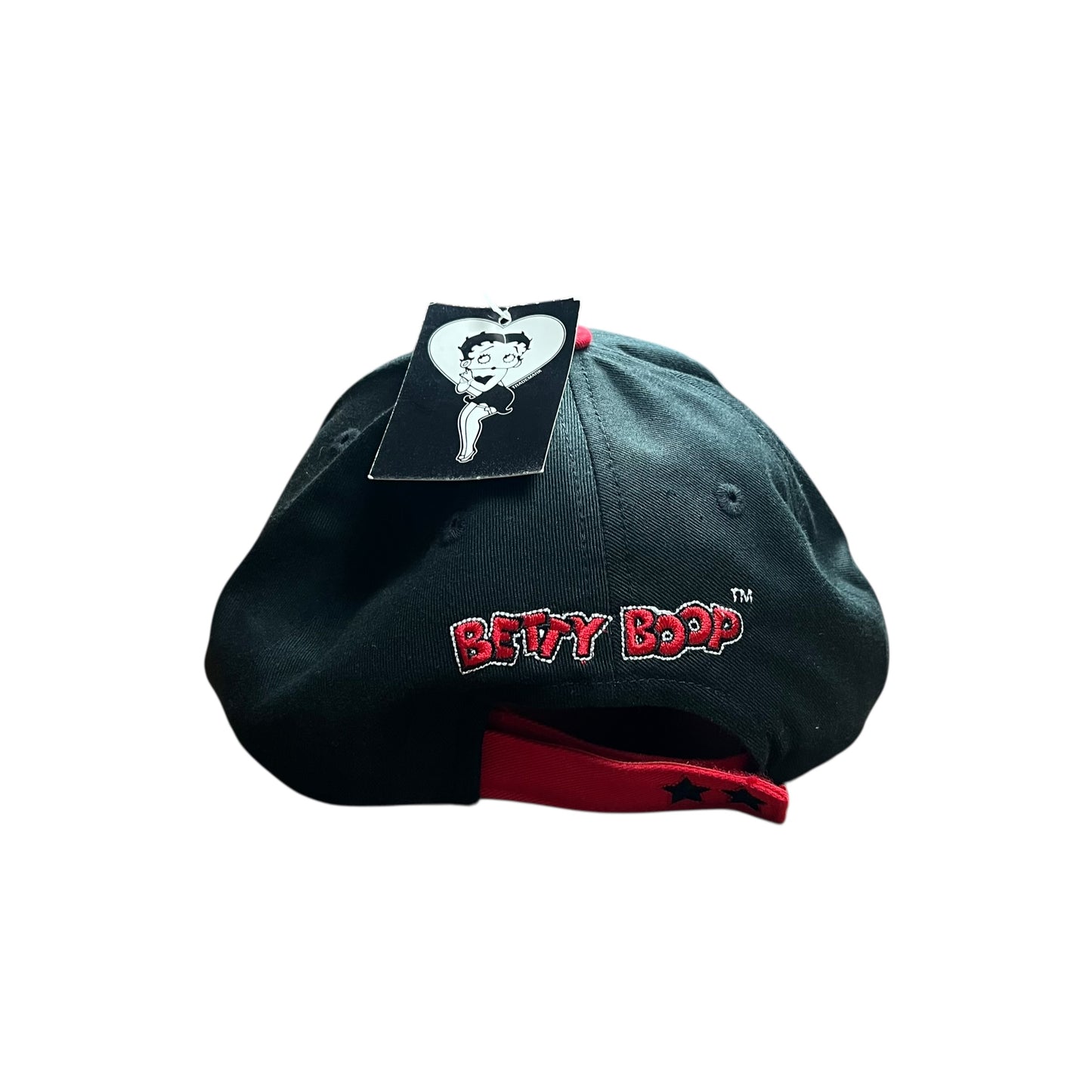 2002 Black & Red Betty Boop Star Cap - OS