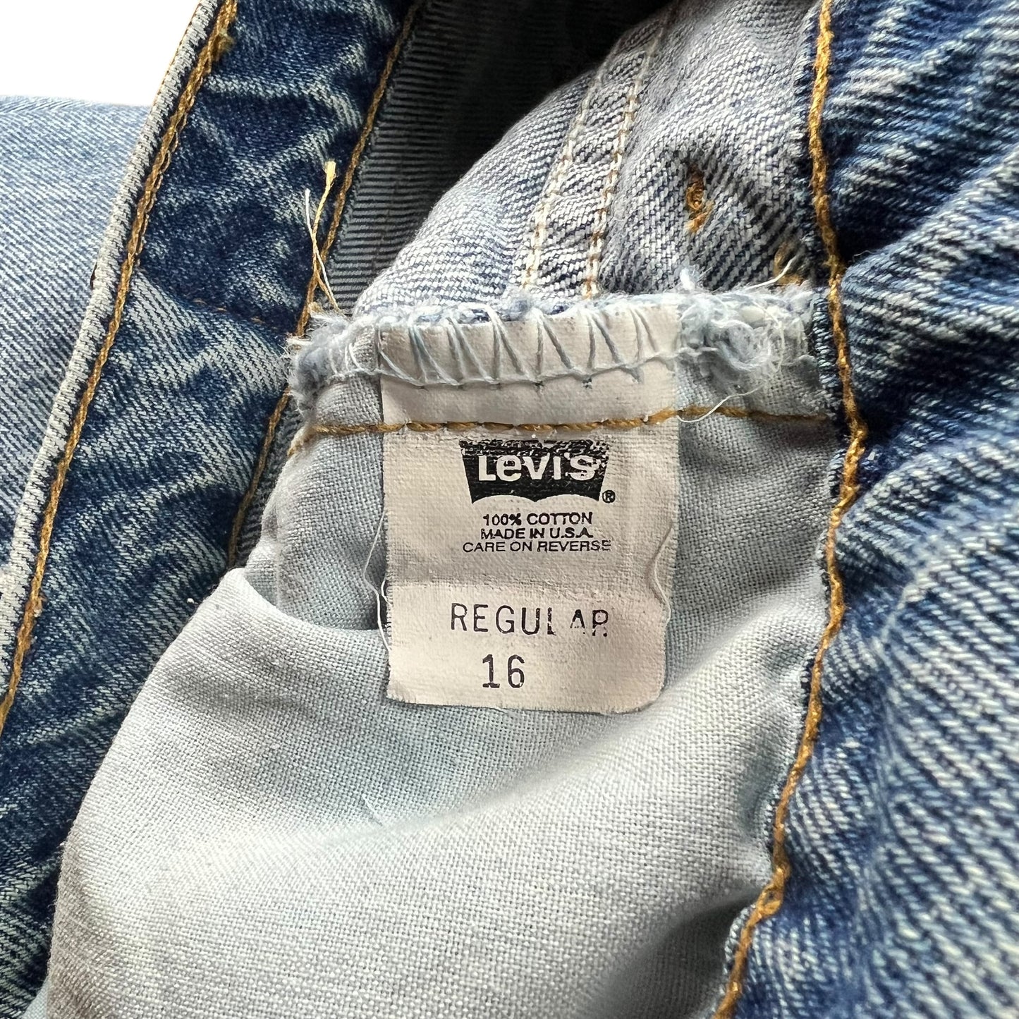 Levi’s Faded Light Wash Orange Tab Jeans - 26”