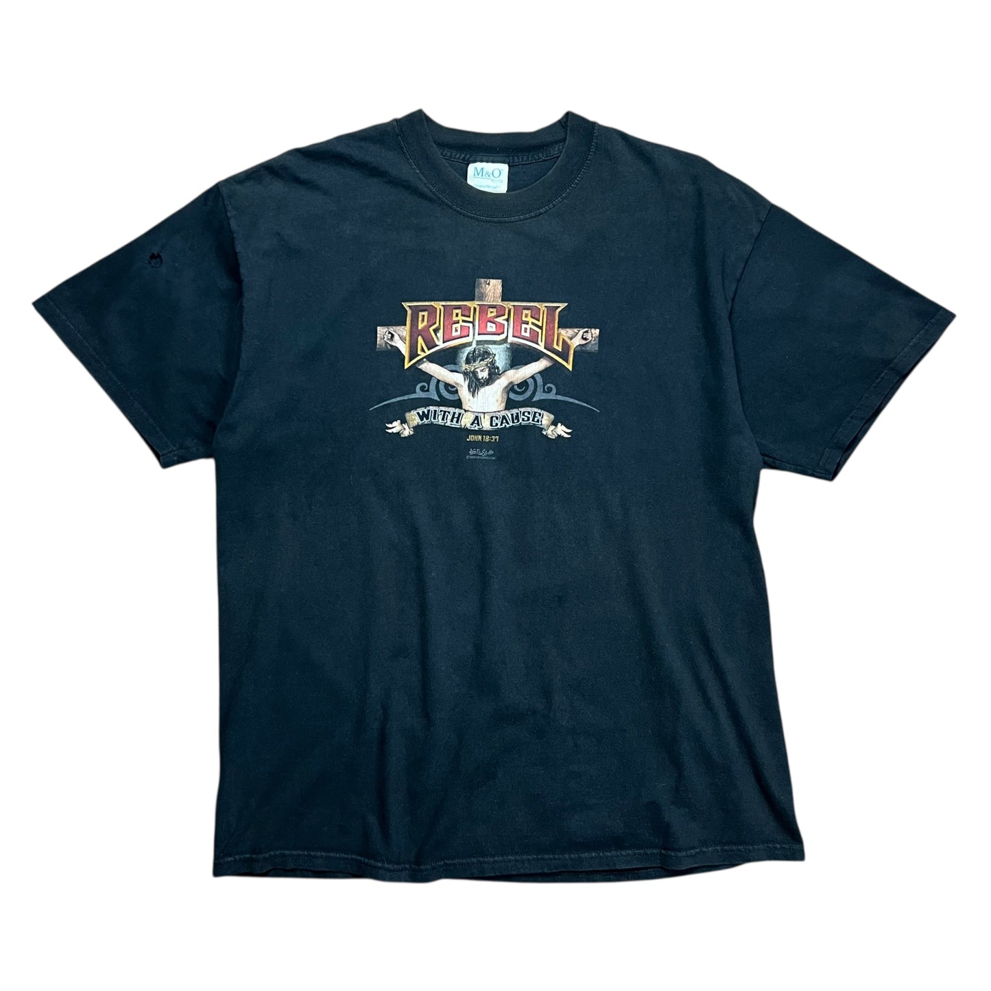 2003 Rebel With A Cause Jesus T-shirt - XL