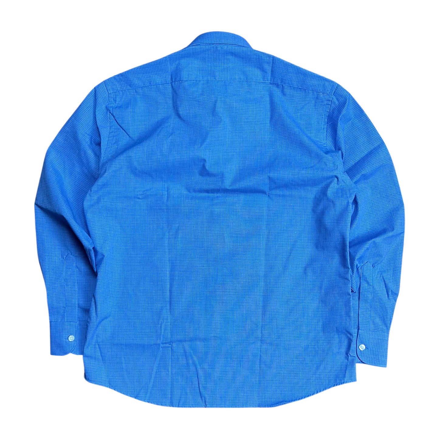 Monsieur by Givenchy Blue Checkered Button-up Shirt - S