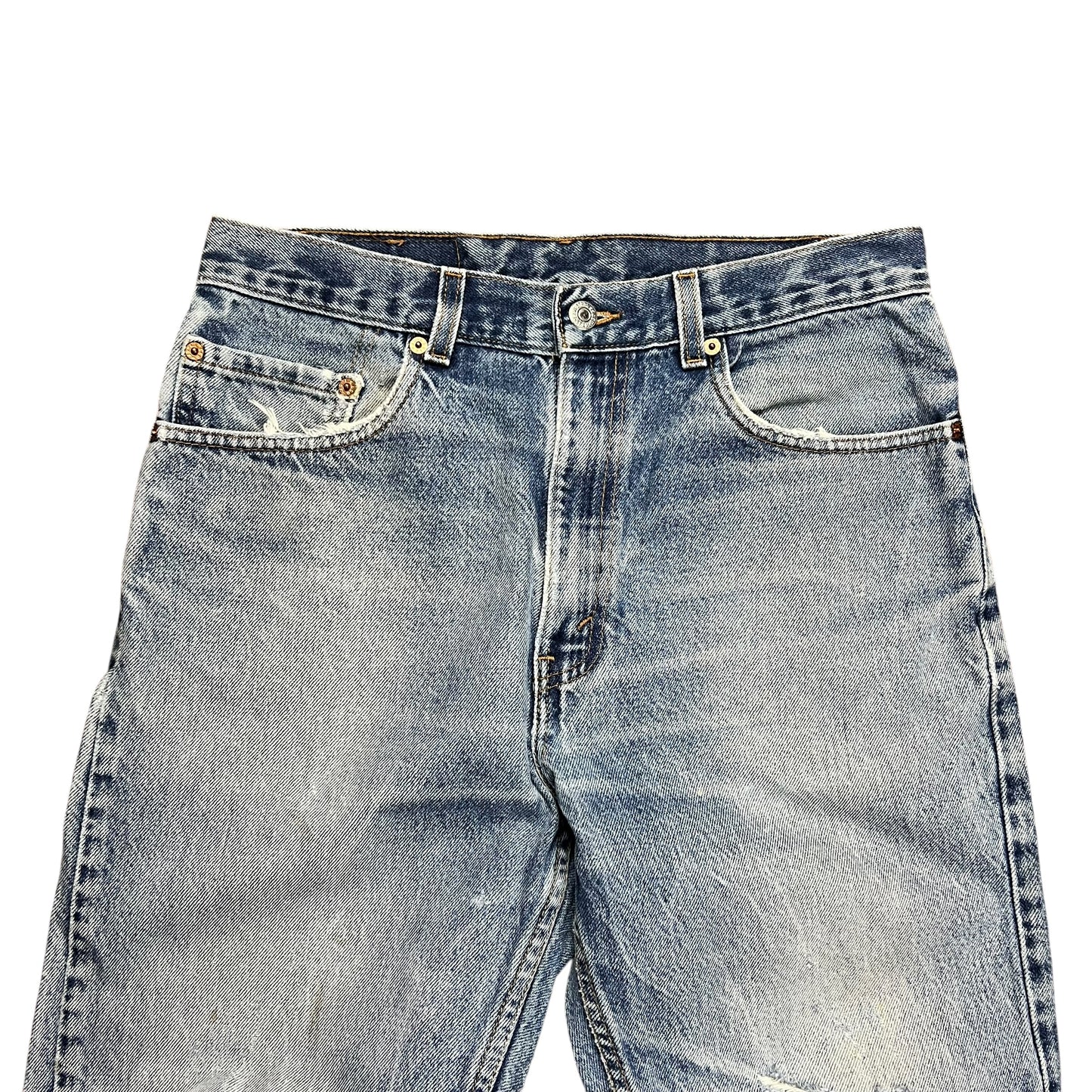 Levi’s 505 Faded & Distressed Light Wash Jeans - 30”