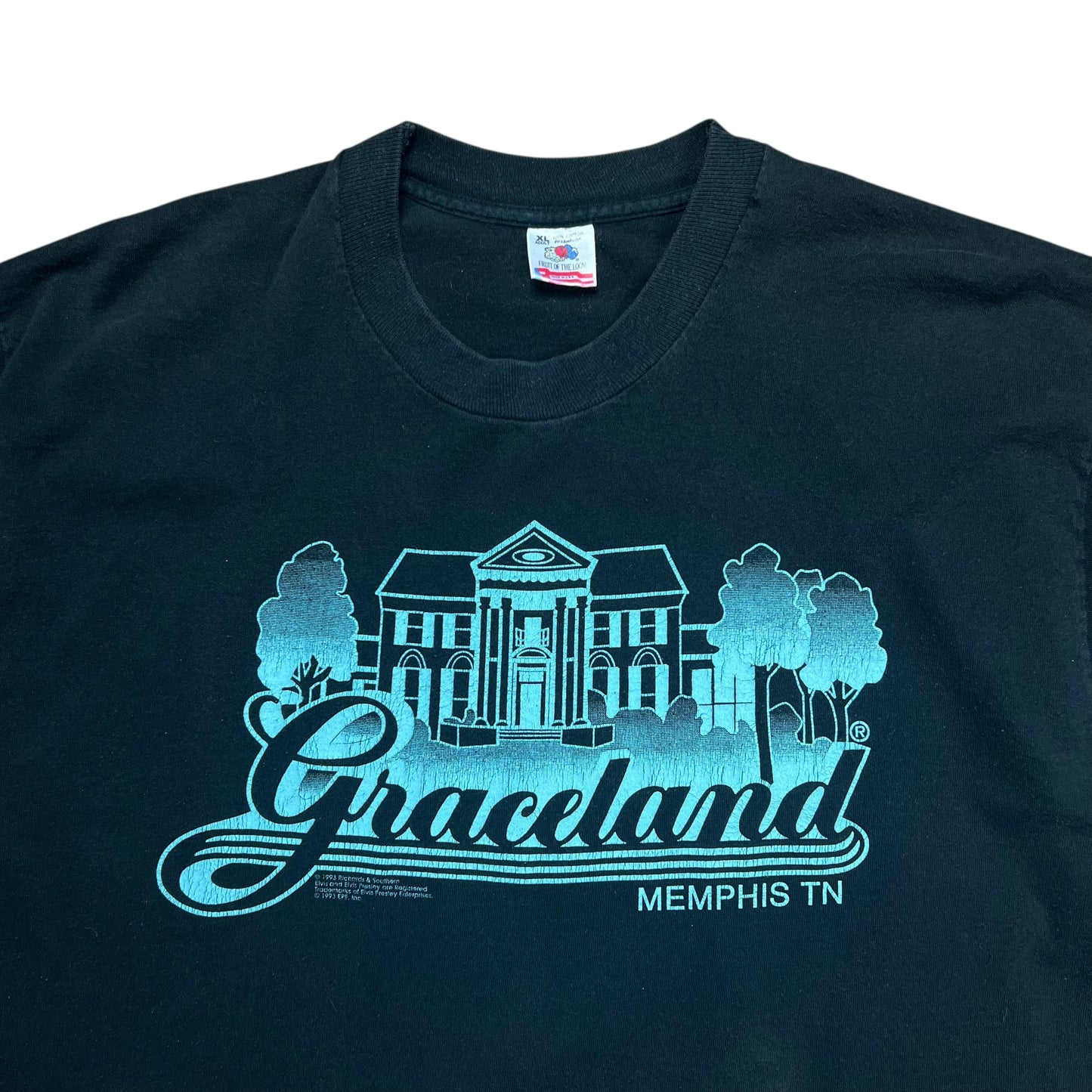 1993 Elvis Presley Graceland T-shirt - XL