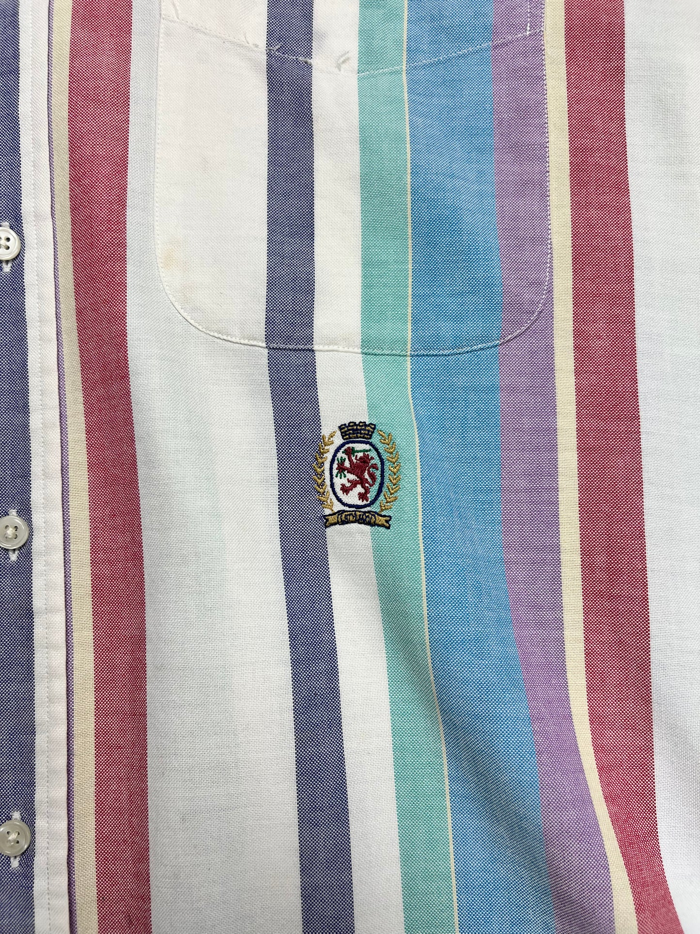 Tommy Hilfiger Striped Button-up Shirt - XL