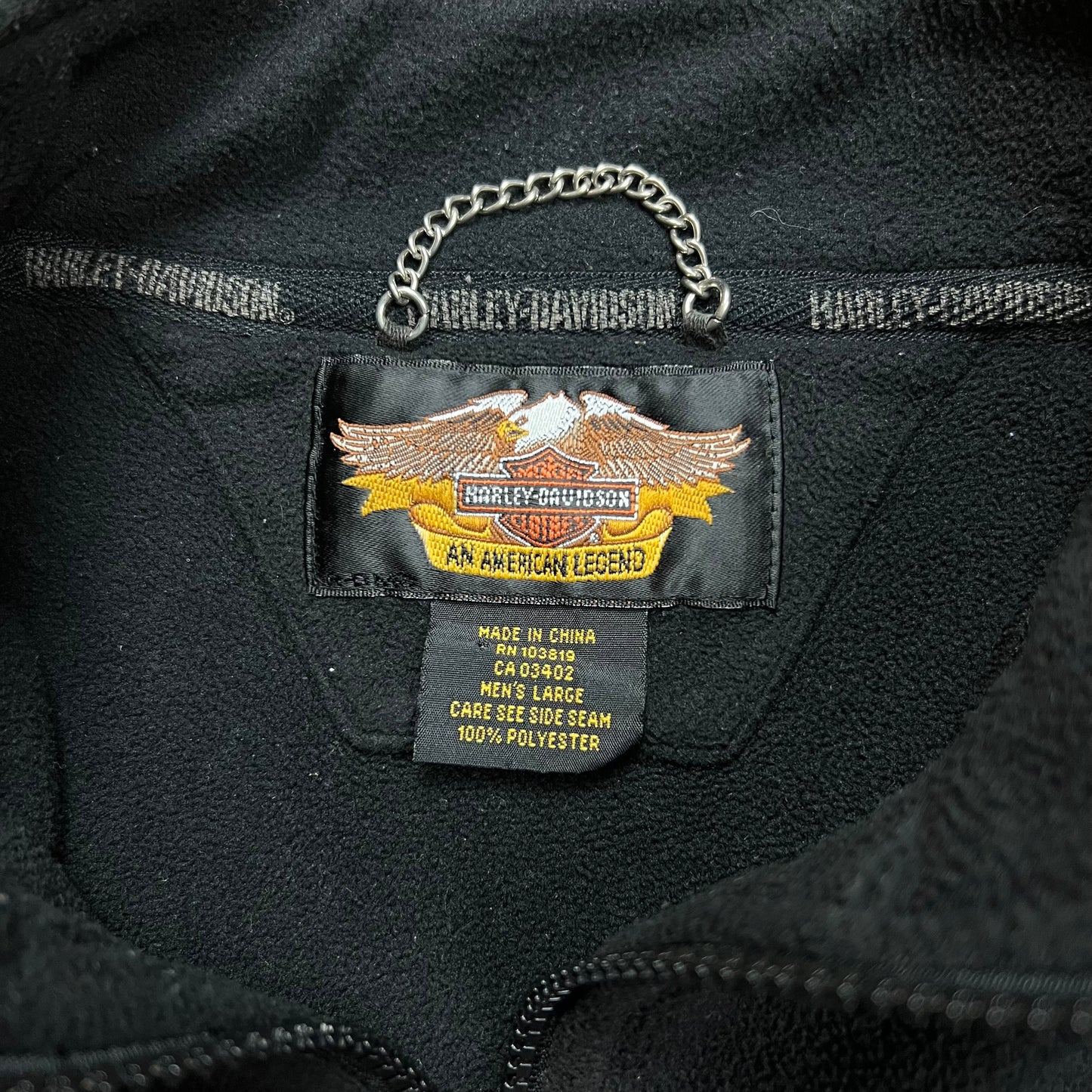 Harley-Davidson Black Fleece Vest - M