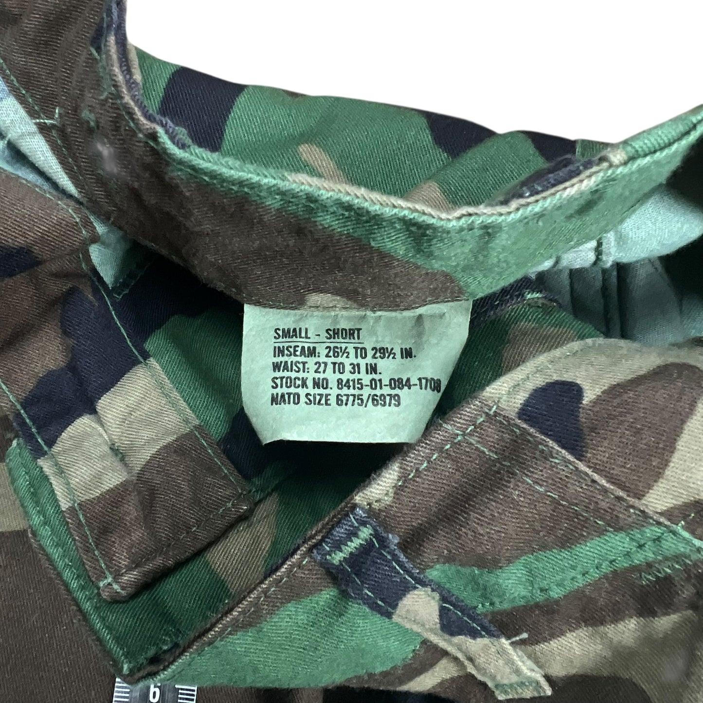 ARMY Woodland Camo Capris - 31"