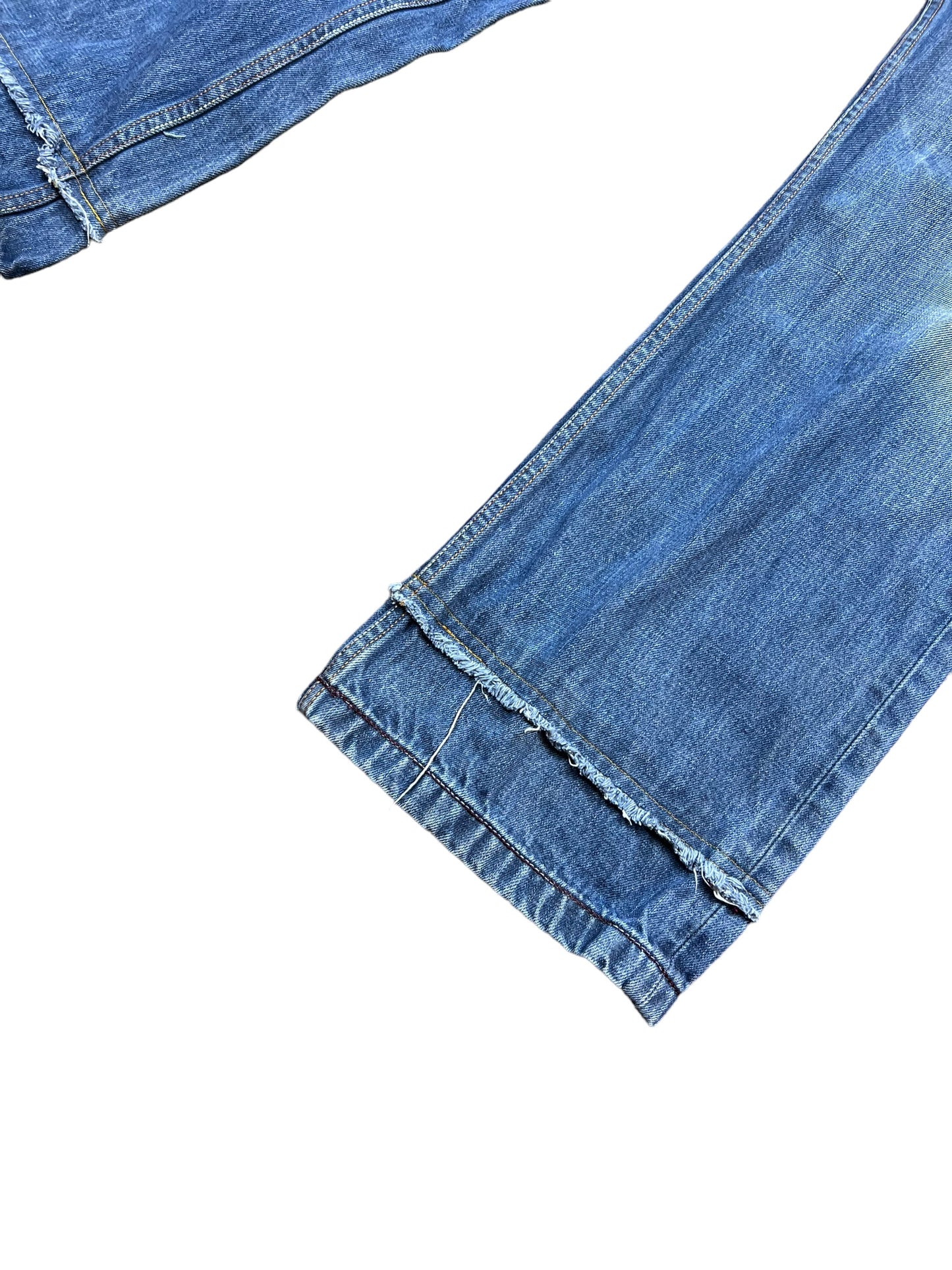 Diesel Double Layered Medium Wash Jeans - 36"