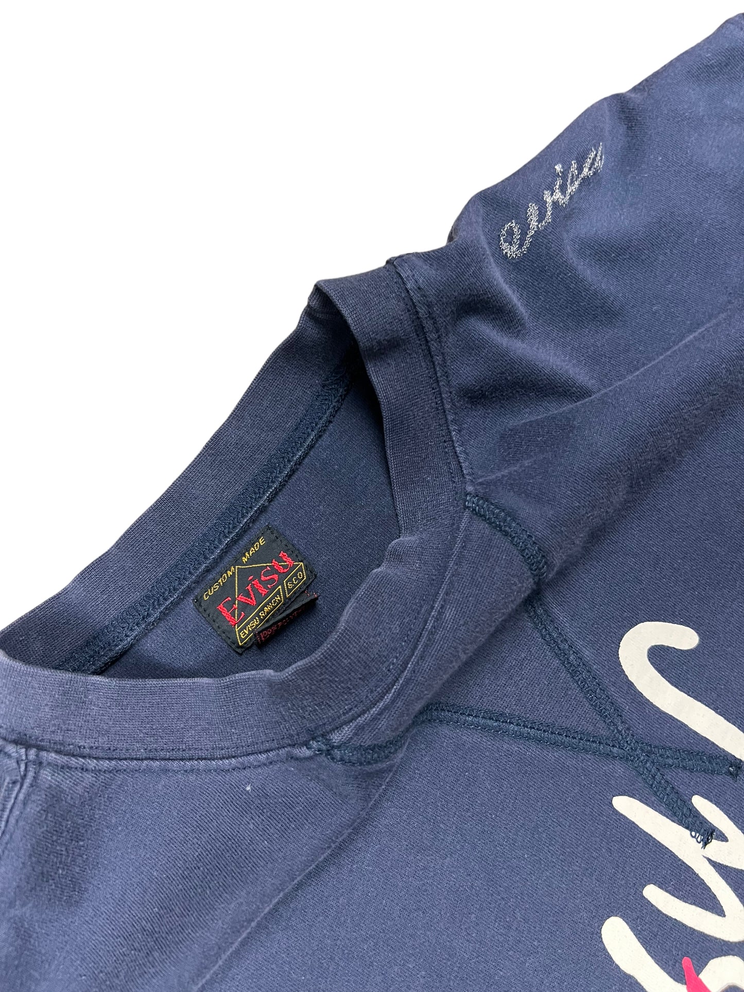 Evisu Ranch & Co Navy “Bulls” Long Sleeve Shirt - XL