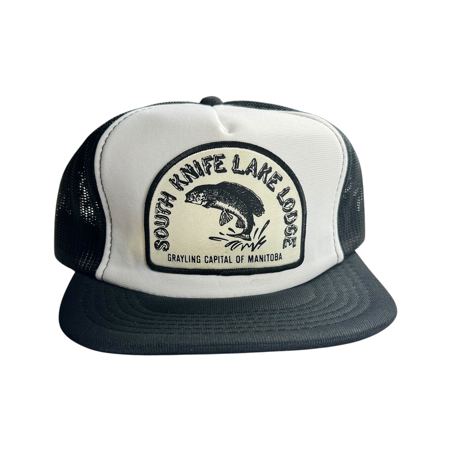 Black & White South Knife Lake Trucker Hat