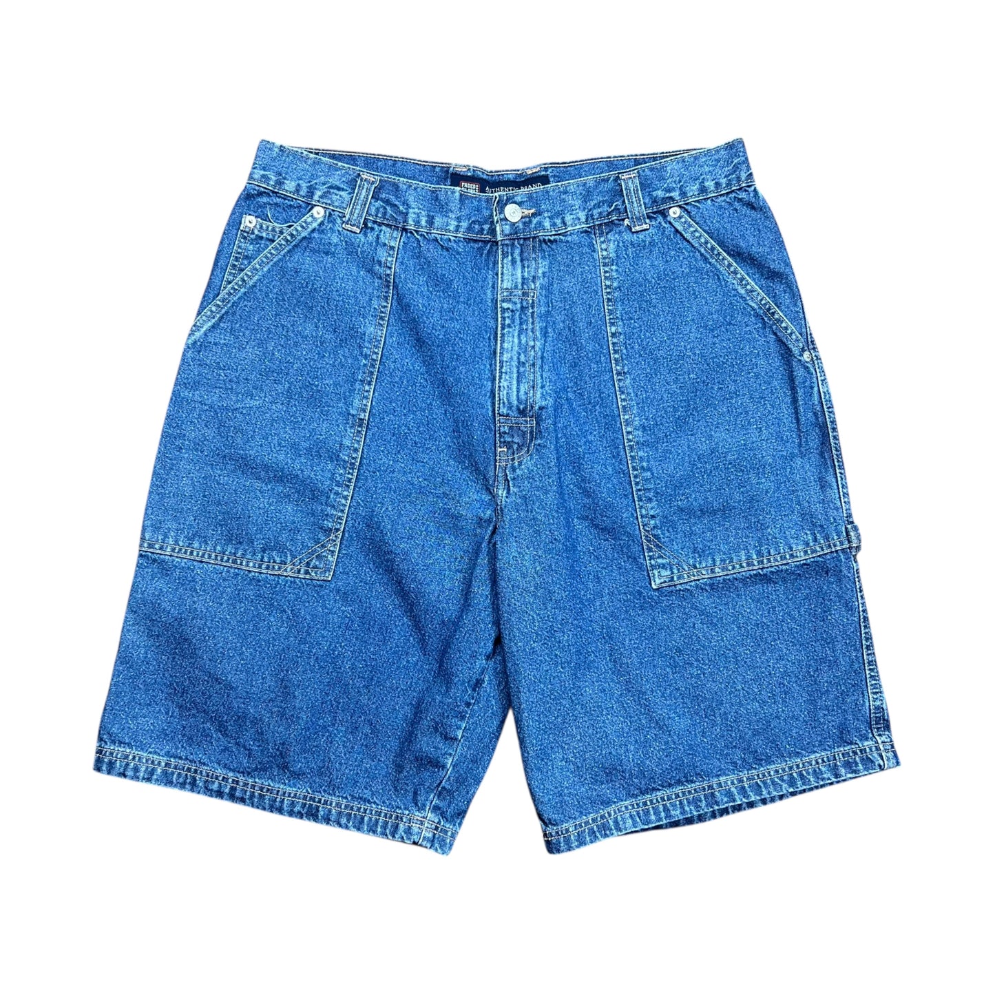 Faded Glory Baggy Blue Jean Shorts - 36”