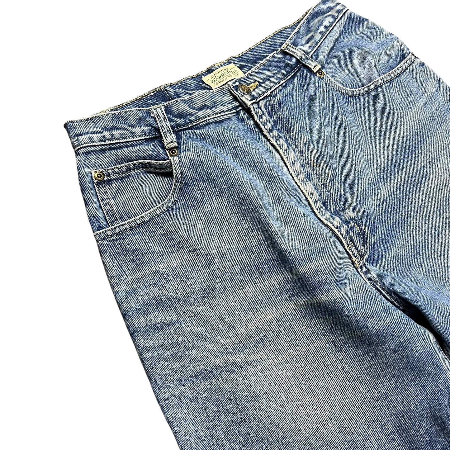 St John's Bay Faded Blue Jean Shorts - 30"
