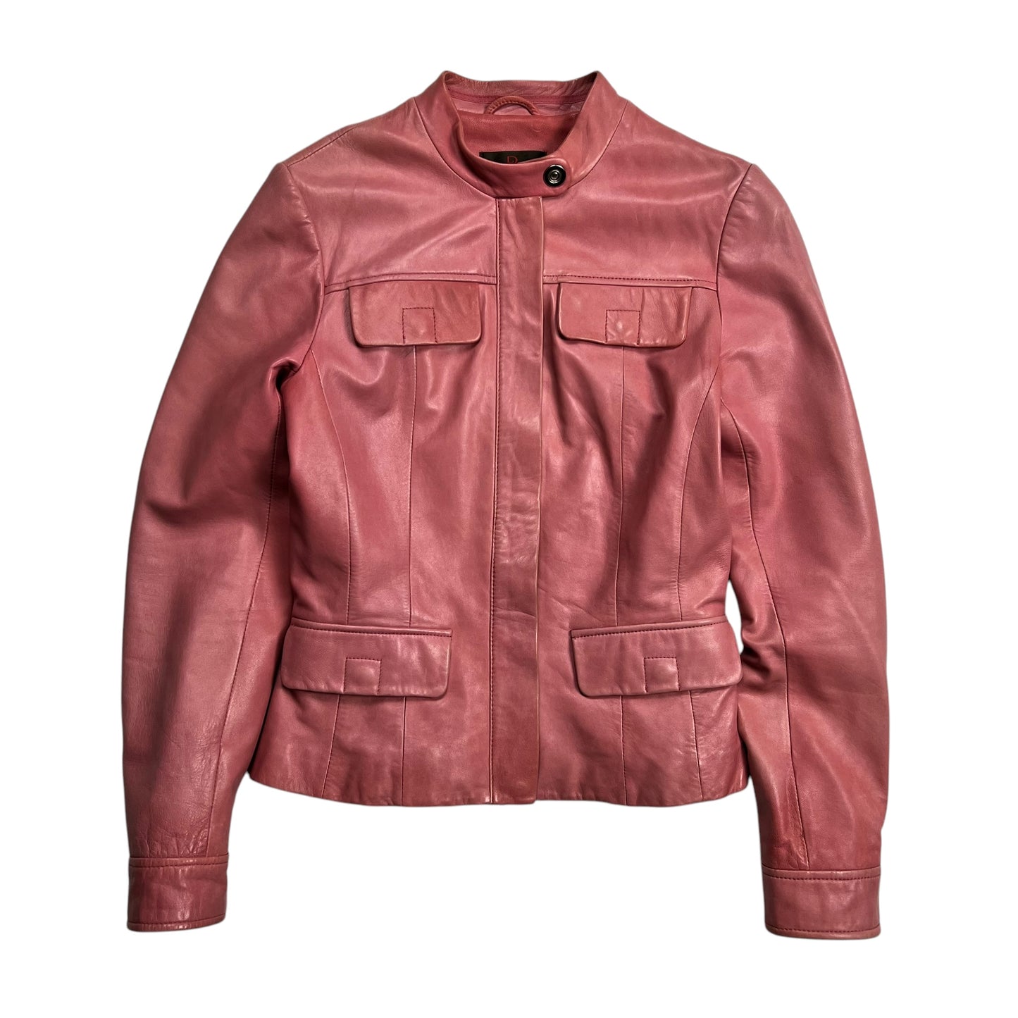 Danier Soft Pink Leather Jacket - XS