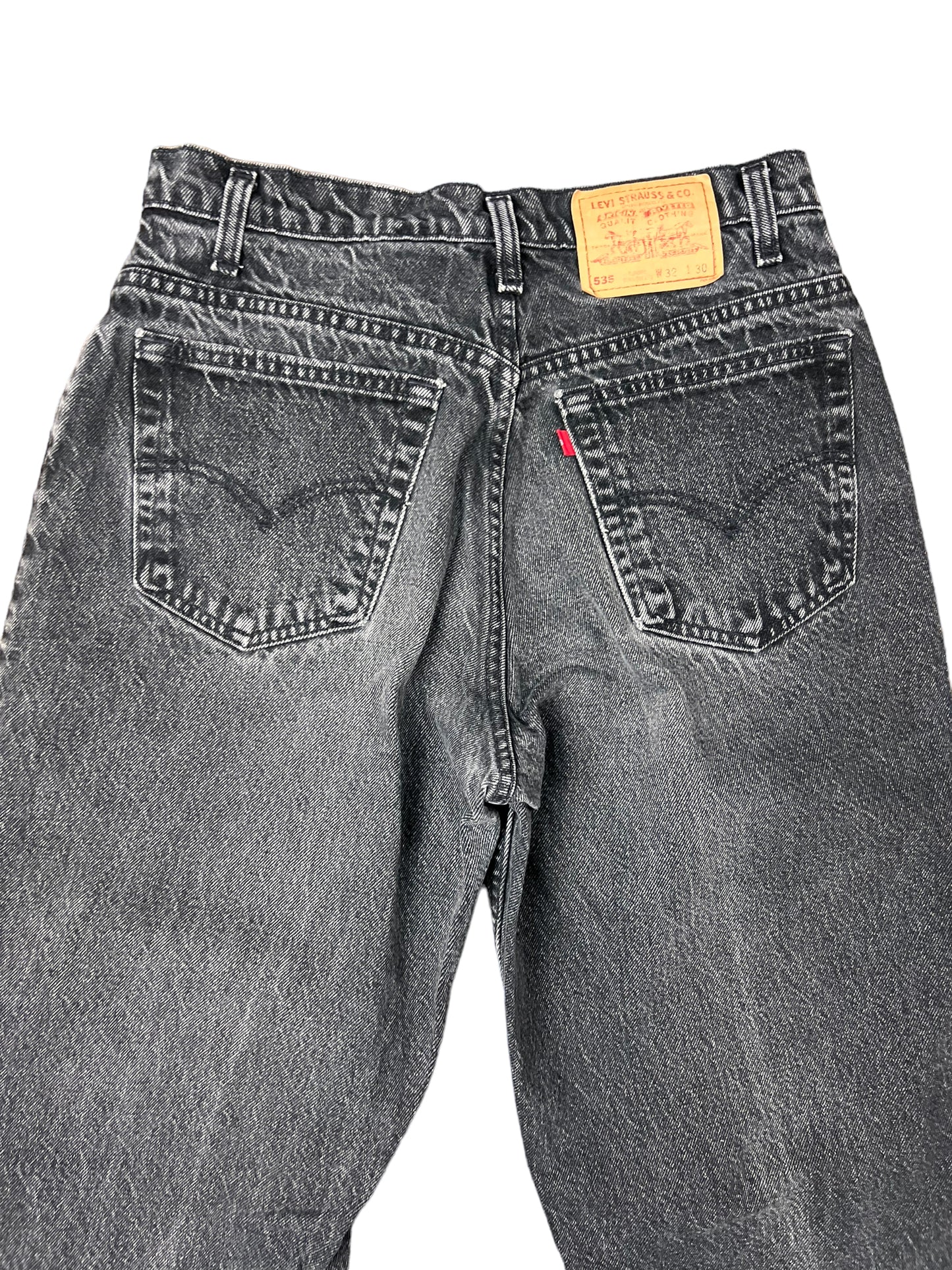 Levi’s 535 Black Faded Jeans - 30"