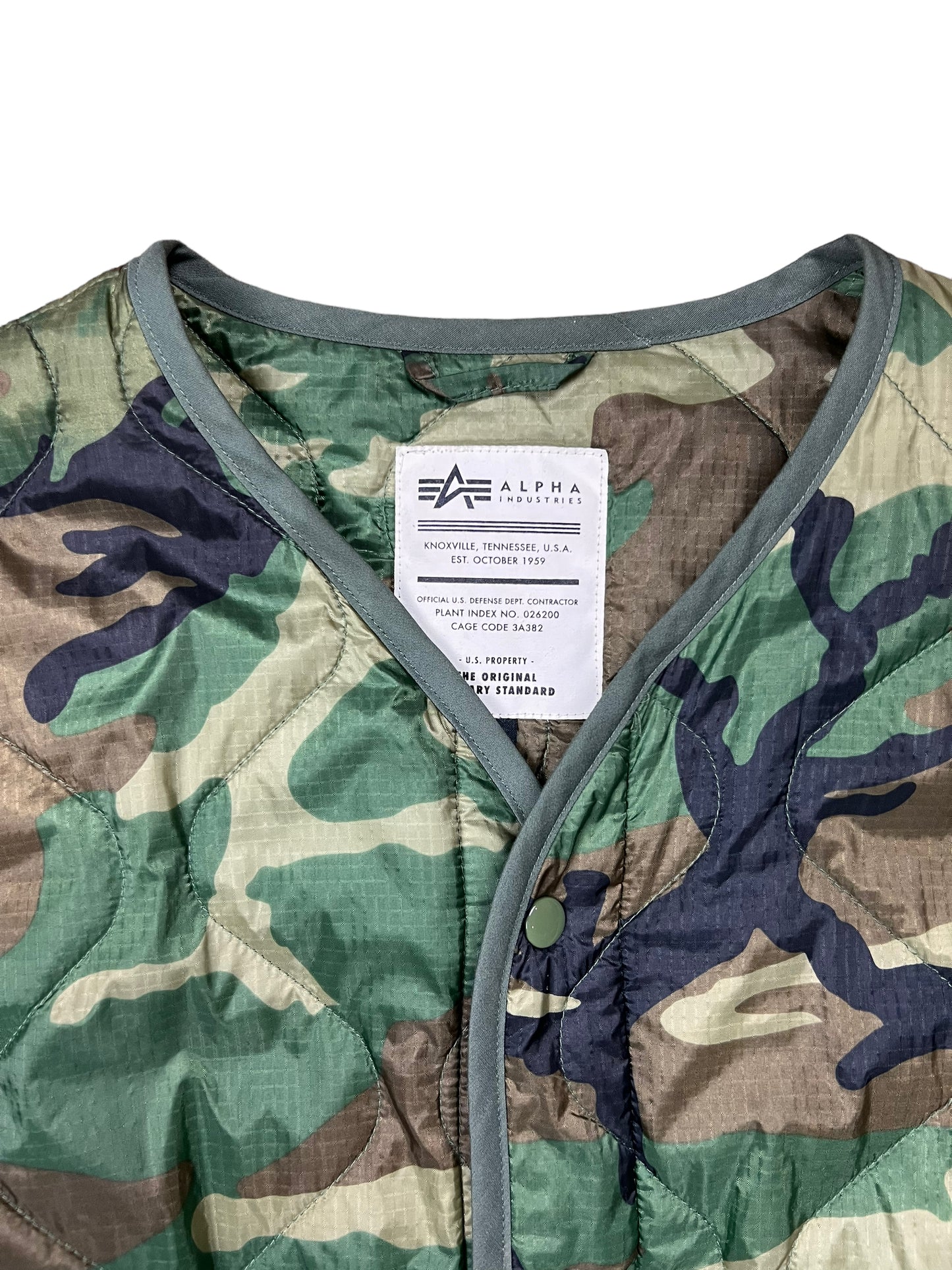 Alpha Industries Woodland Liner Jacket - L