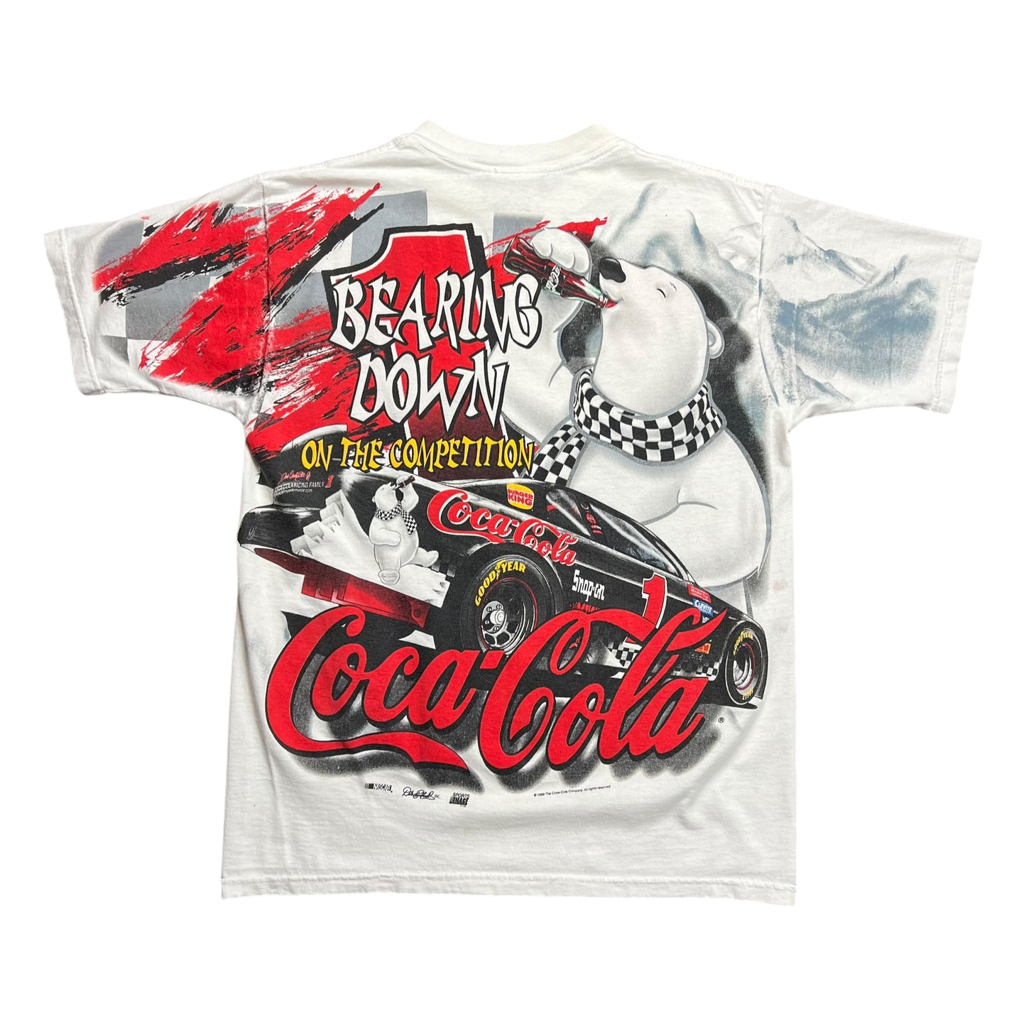 1998 Dale Earnhardt Jr. Coca-Cola AOP T-shirt - L