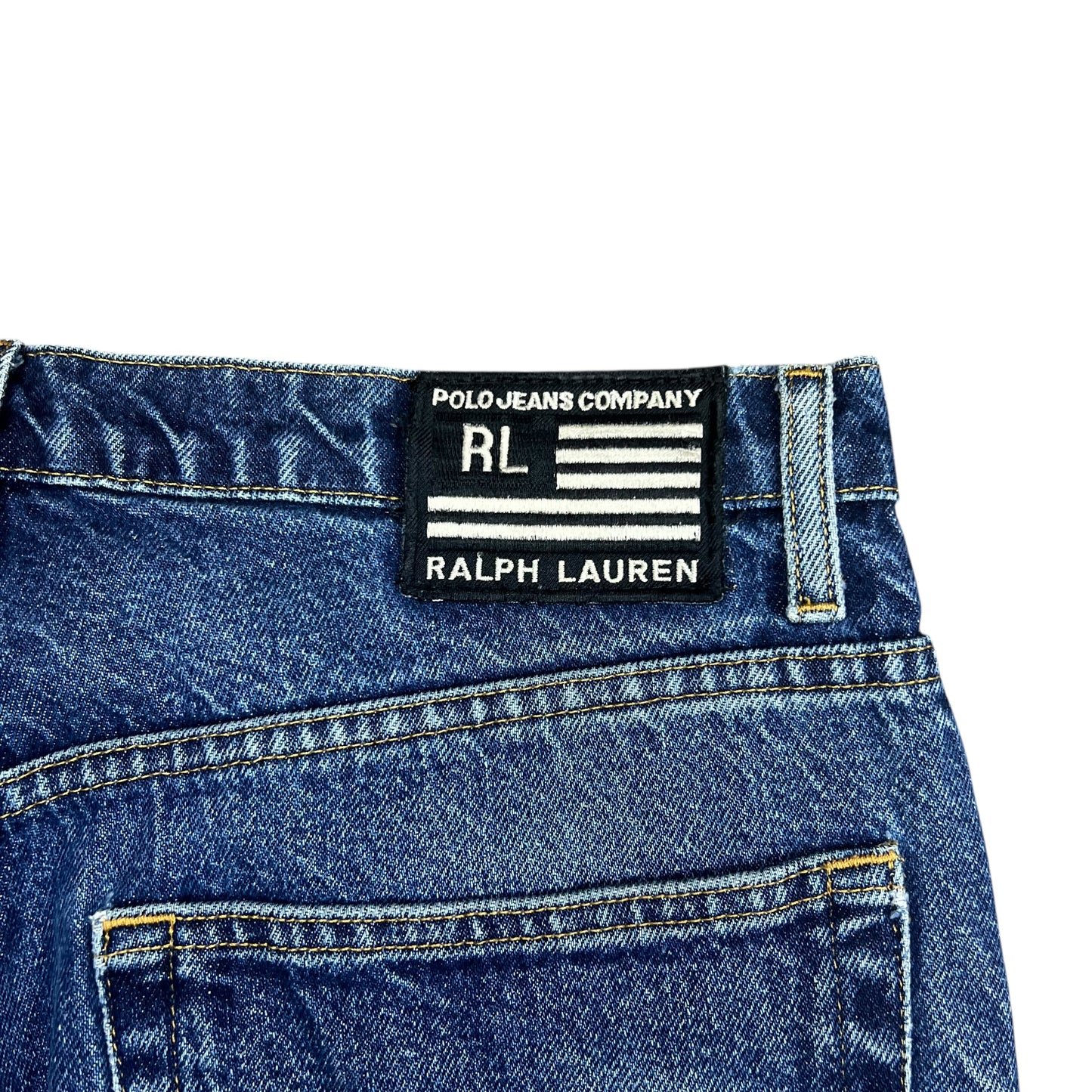 Polo Jeans Co Faded Blue Jeans - 33"