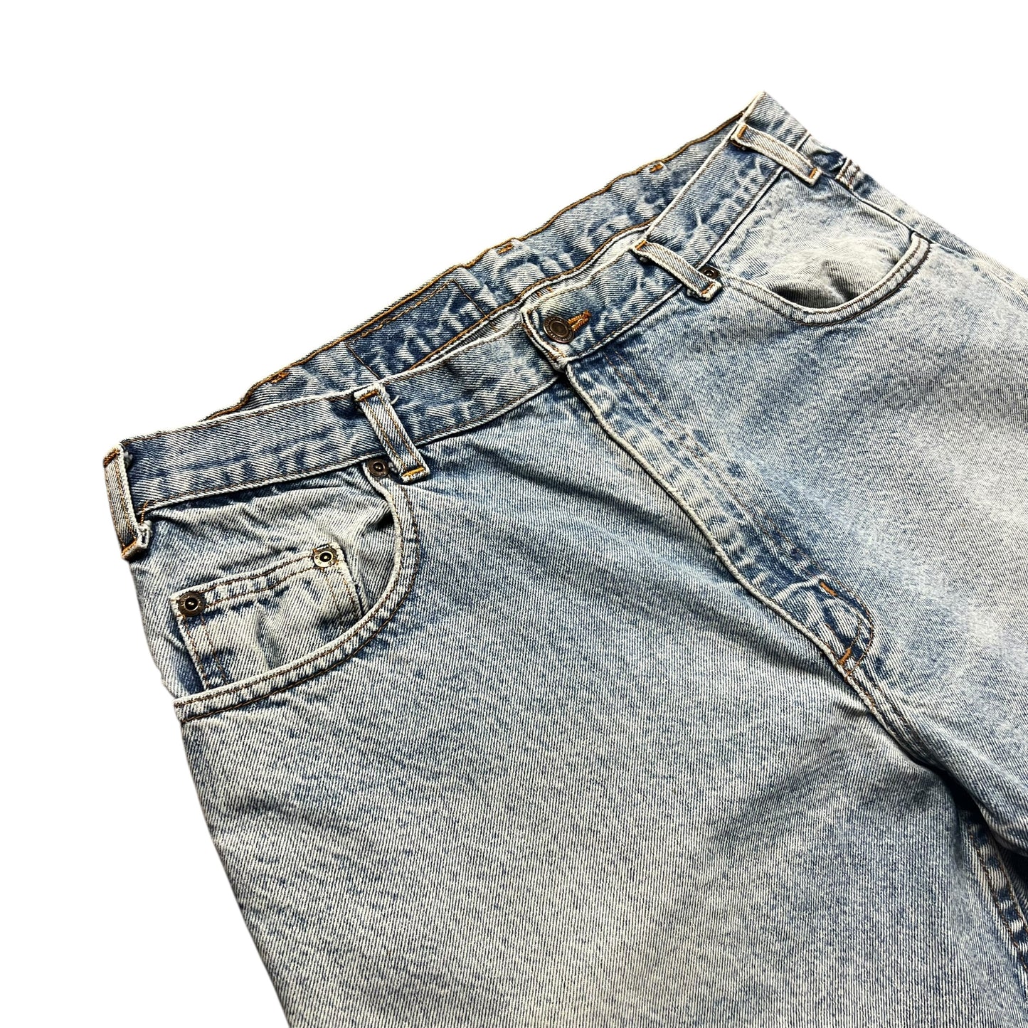 Flyers Faded Light Wash Jean Shorts - 32”