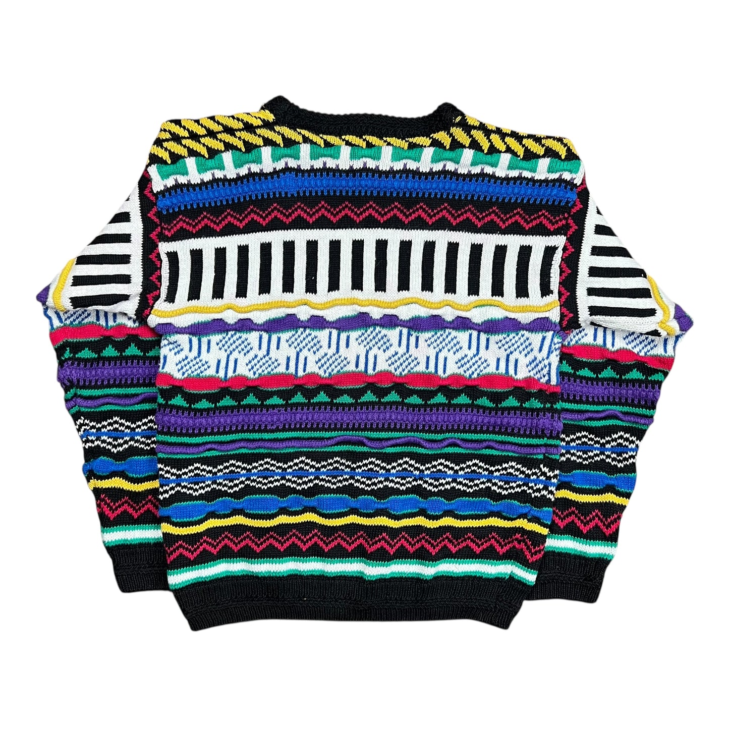 Concrete Multi-coloured 3D Knit Sweater - XS