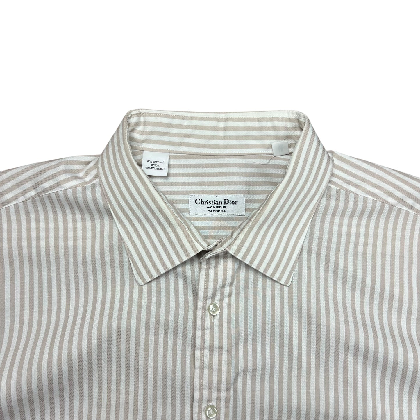 Christian Dior Monsieur Striped Button-up Shirt - XXL