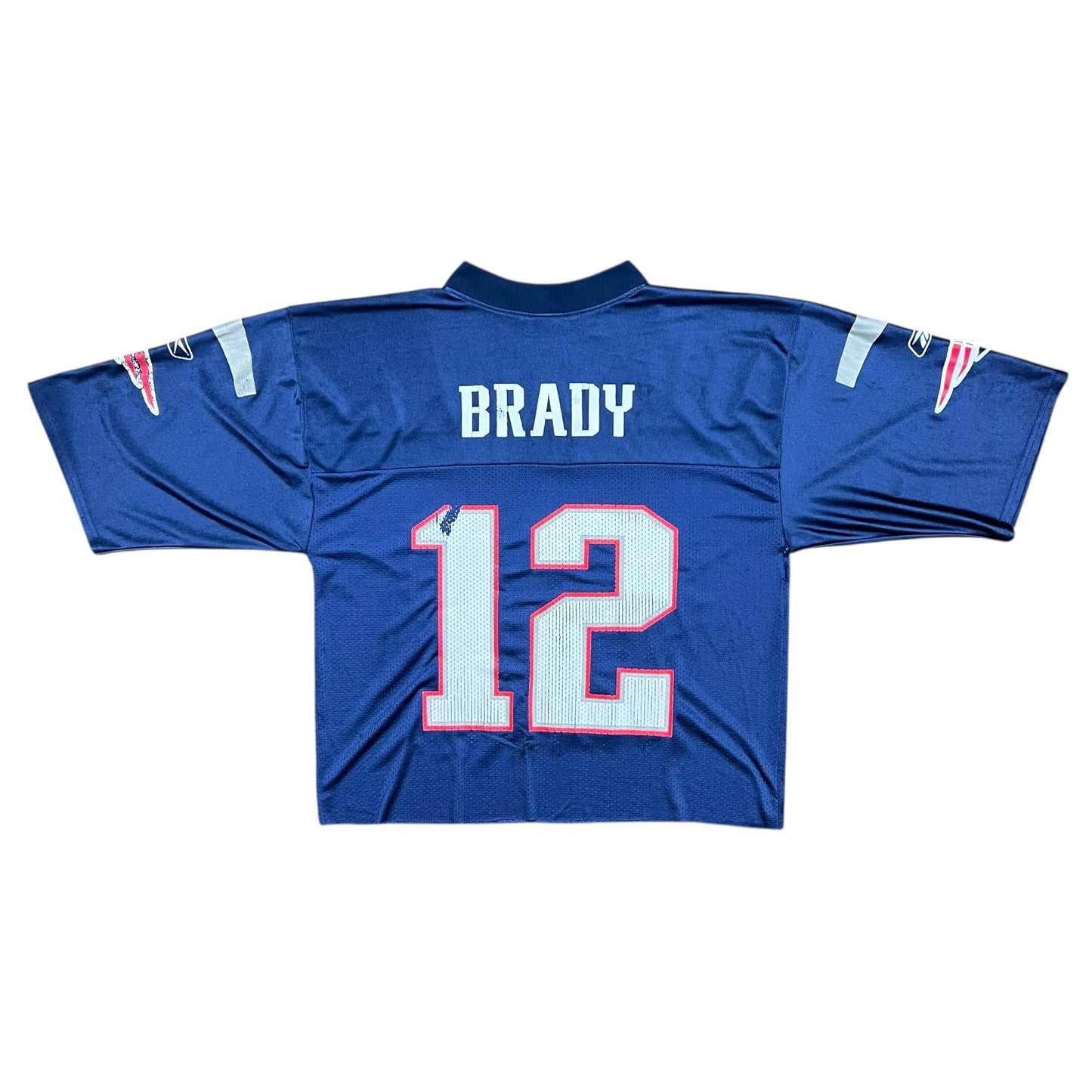 Reebok New England Patriots Cropped NFL Jersey - M