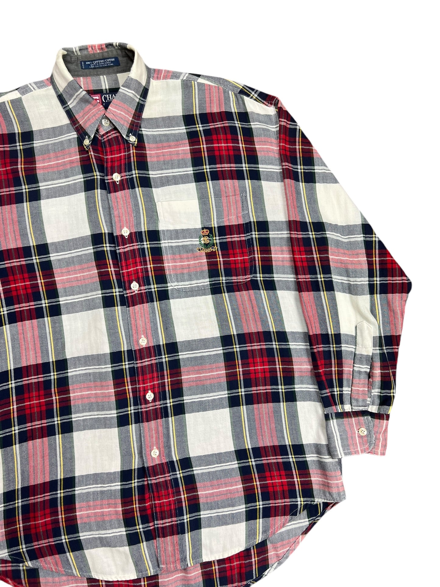 Chaps Ralph Lauren Plaid Button-up Shirt - XL