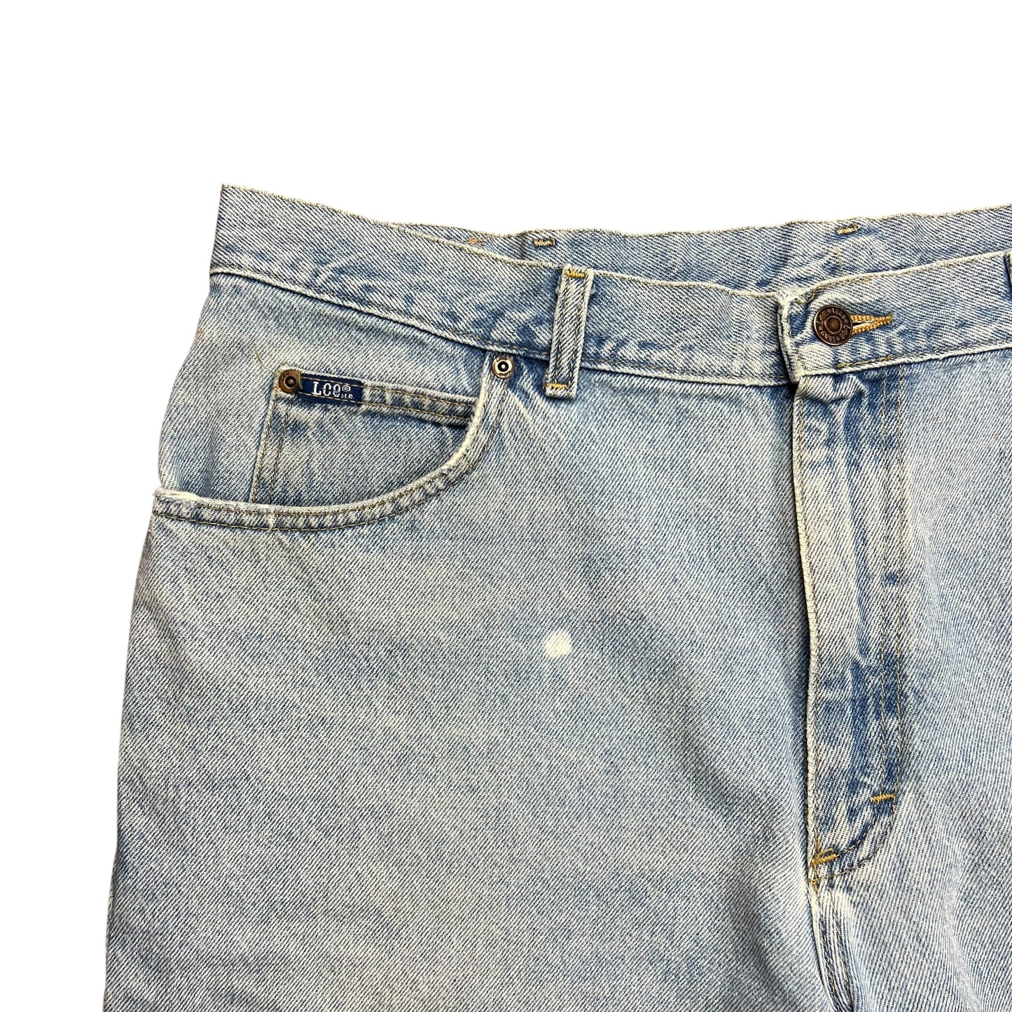 Lee Light Wash Baggy Jean Shorts - 38"