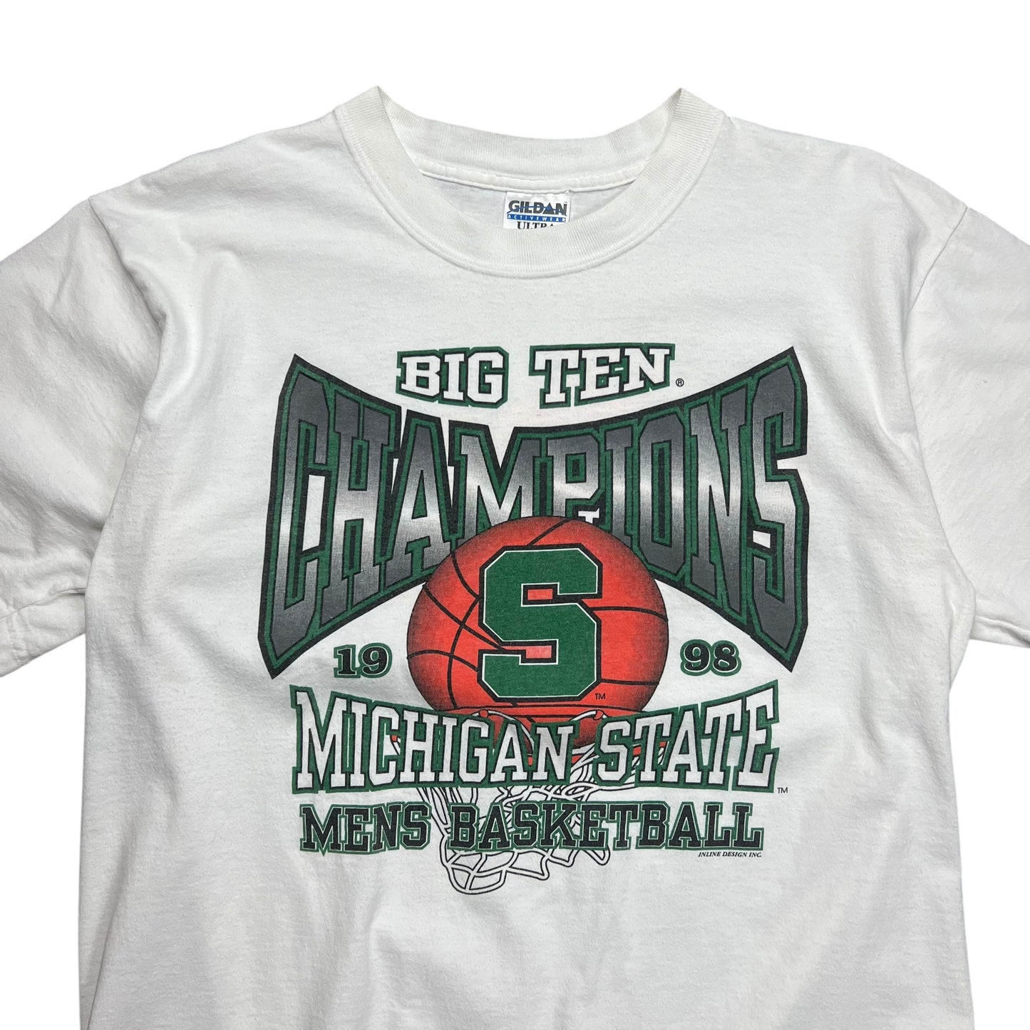 1998 NCAA Michigan State Big Ten T-shirt - L
