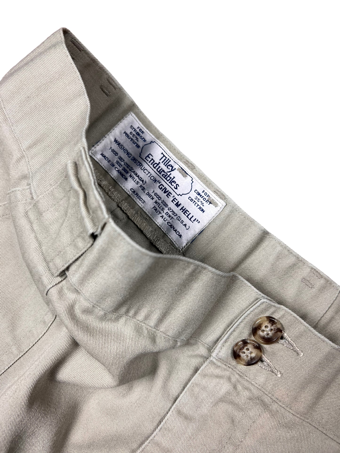Tan Front Pocket Cargo Pants - 36"