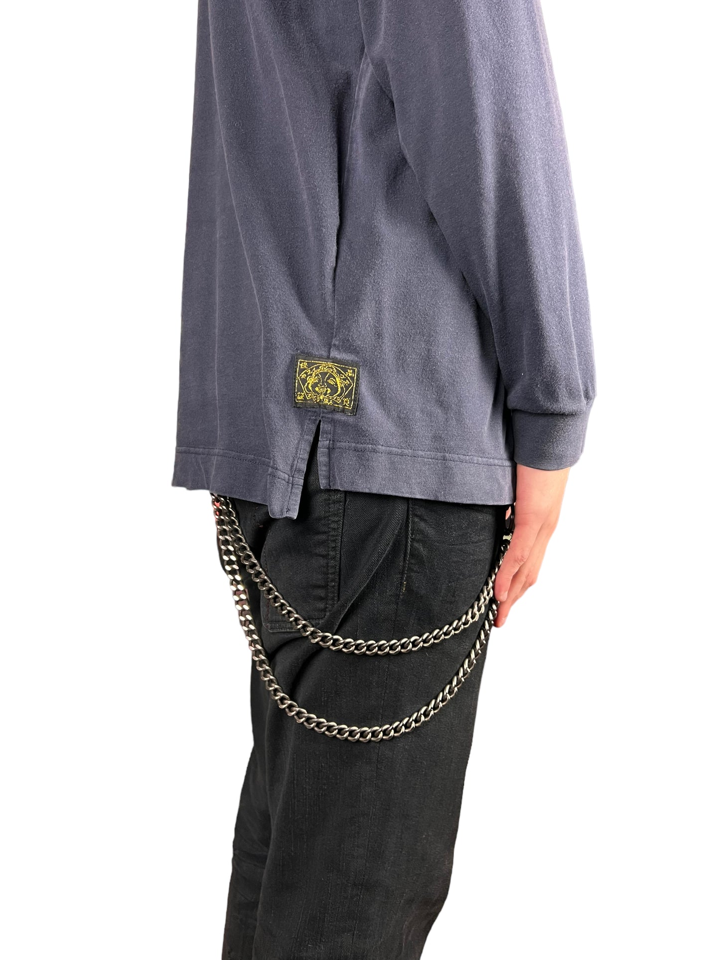 Evisu Ranch & Co Navy “Bulls” Long Sleeve Shirt - XL