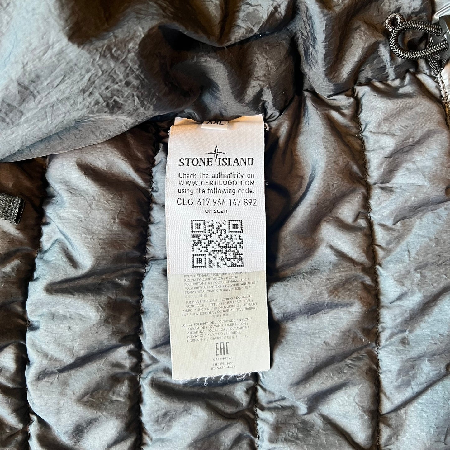 Stone Island Lightweight Garment Dyed Jacket - XL