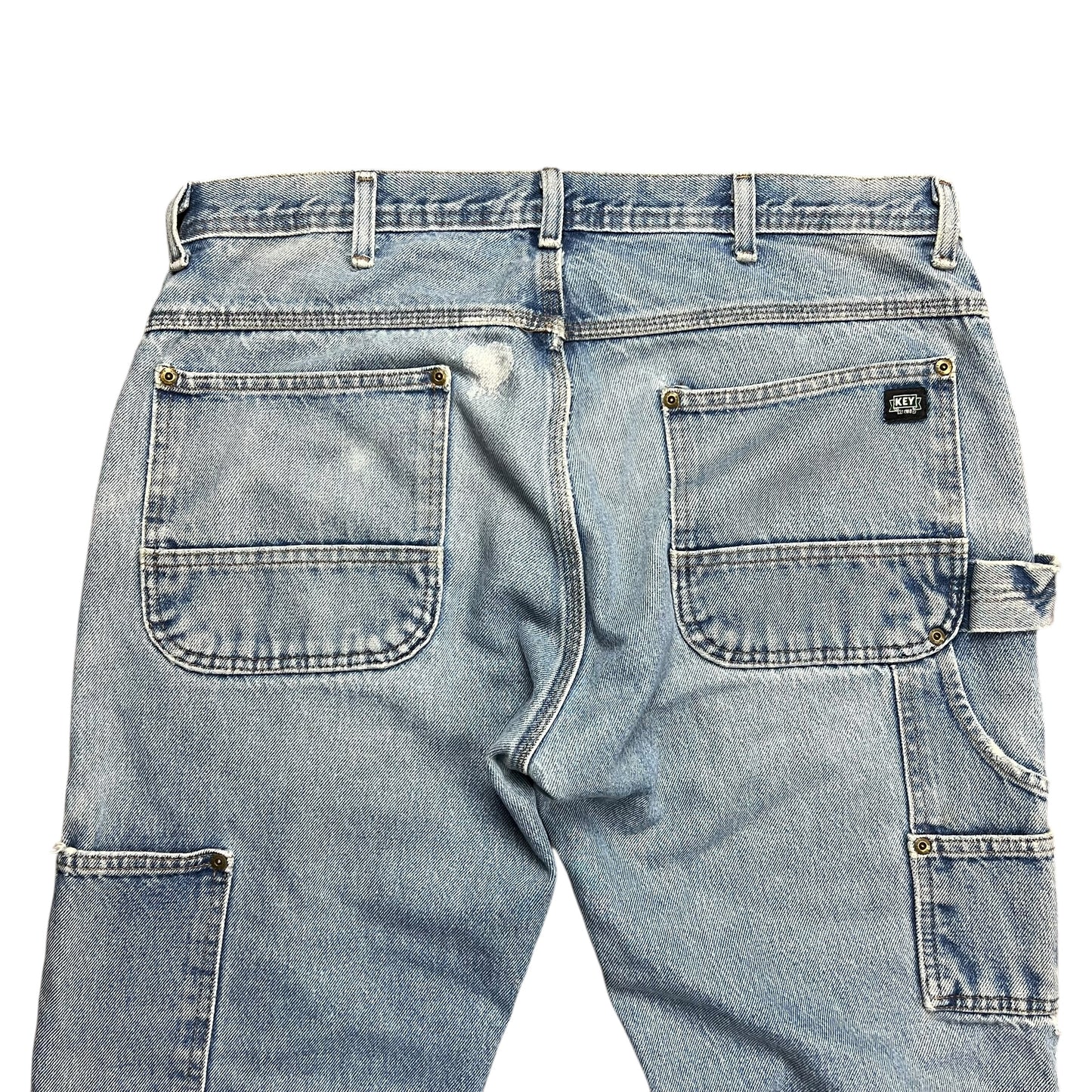 KEY Double Knee Denim Work Pants - 36"