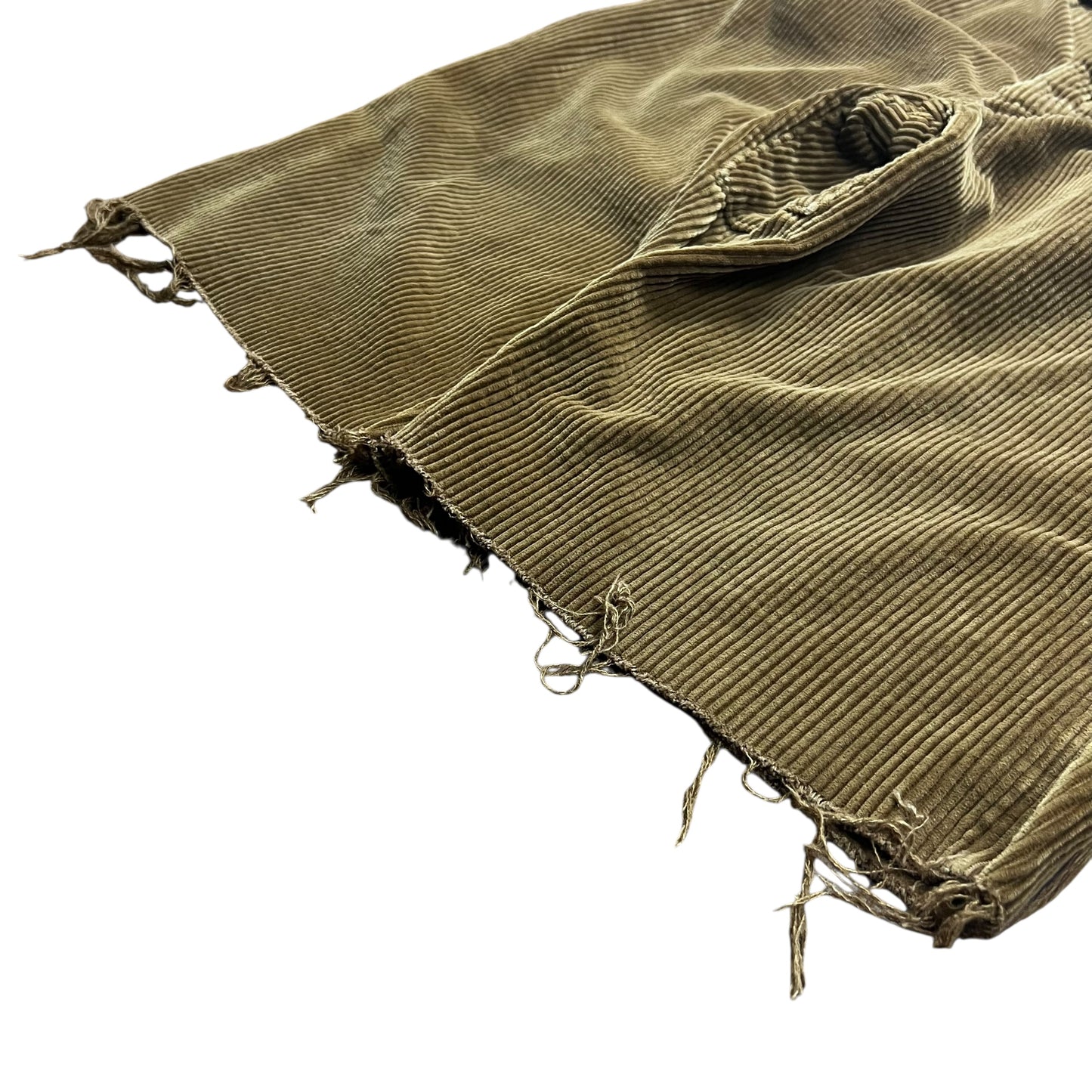Soft Brown Corduroy Capris - 32"