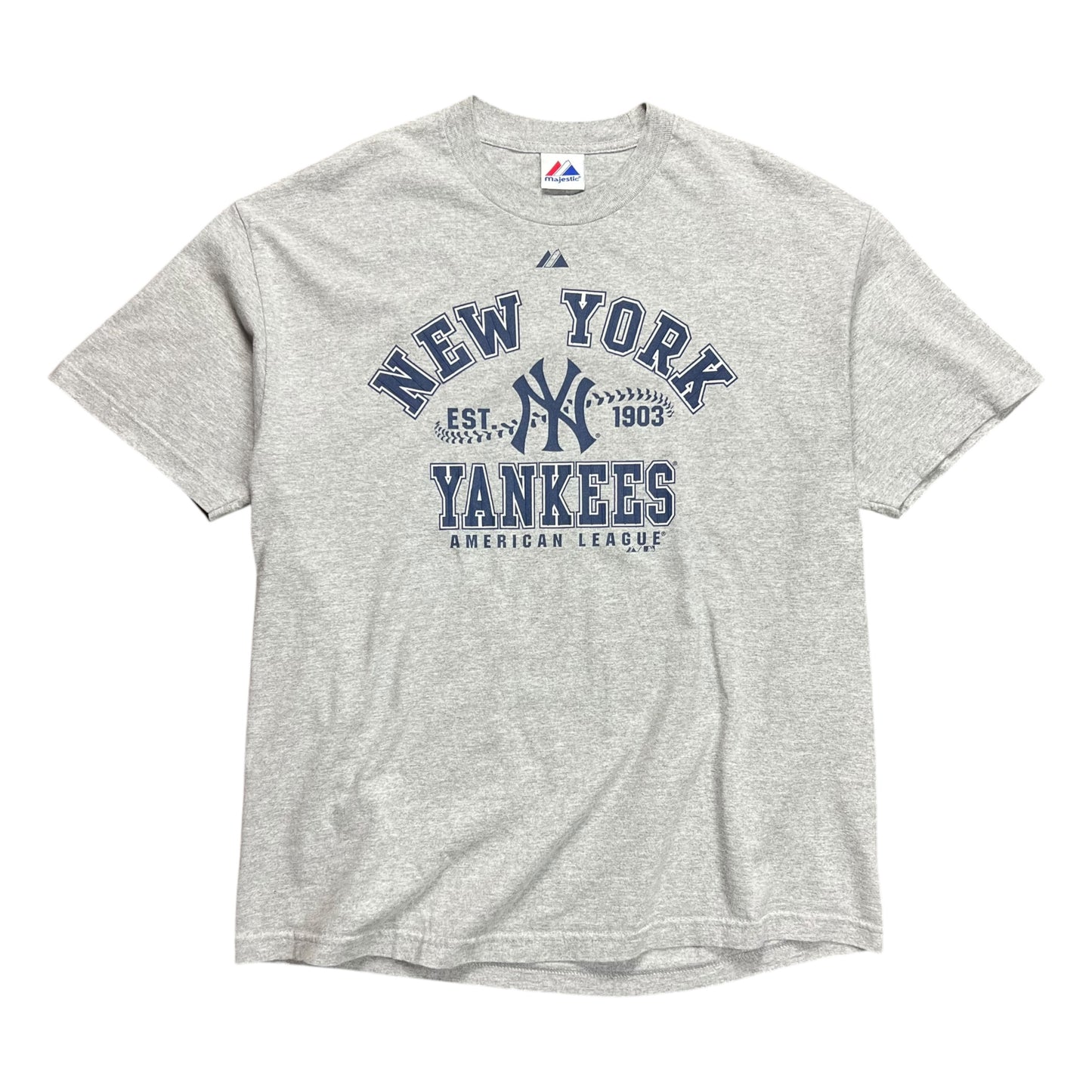 Majestic New York Yankees Grey T-shirt - XL