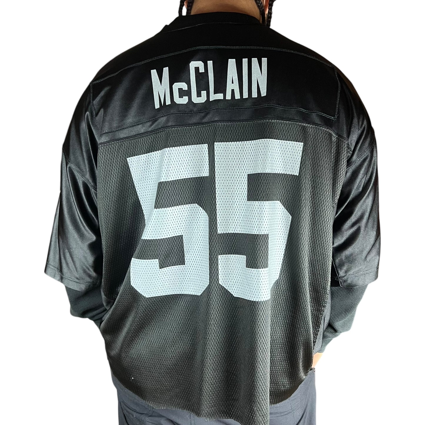 Reebok Oakland Raiders Cropped NFL Jersey - XXL