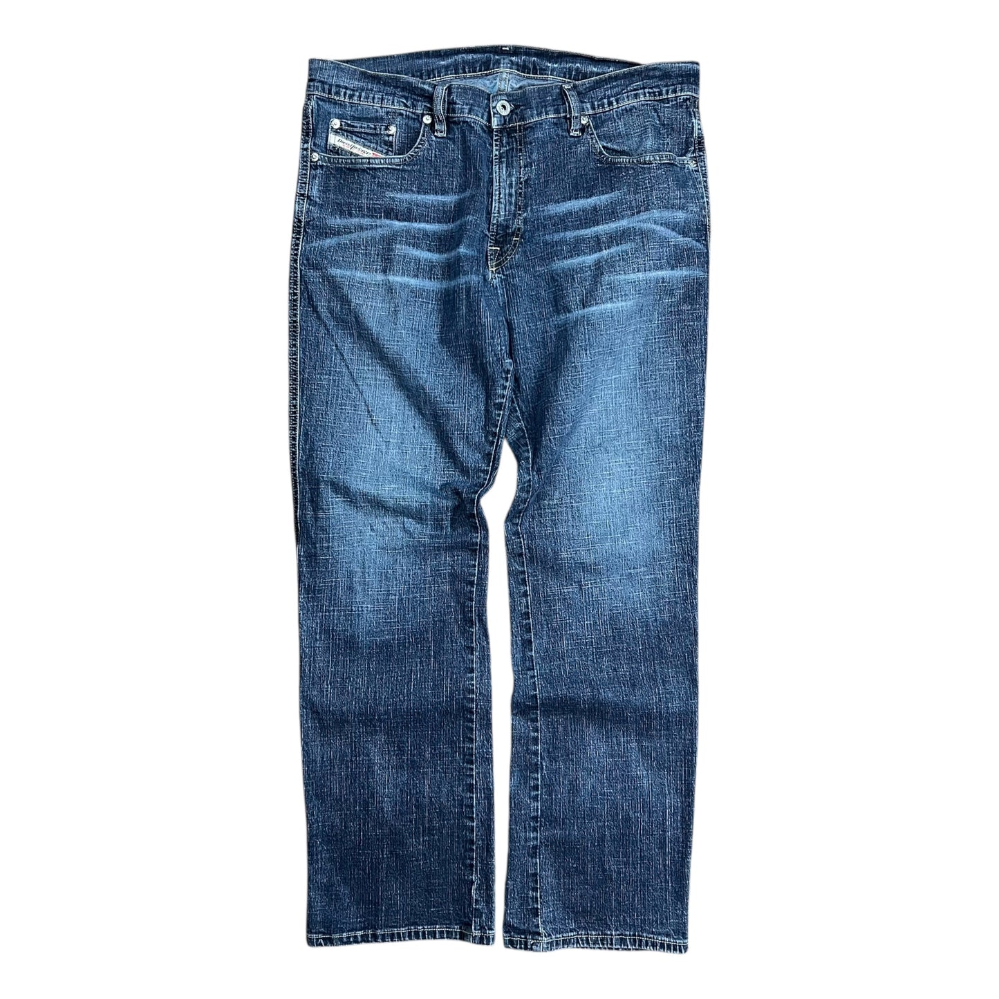 Diesel Faded Dark Wash Jeans - 35"
