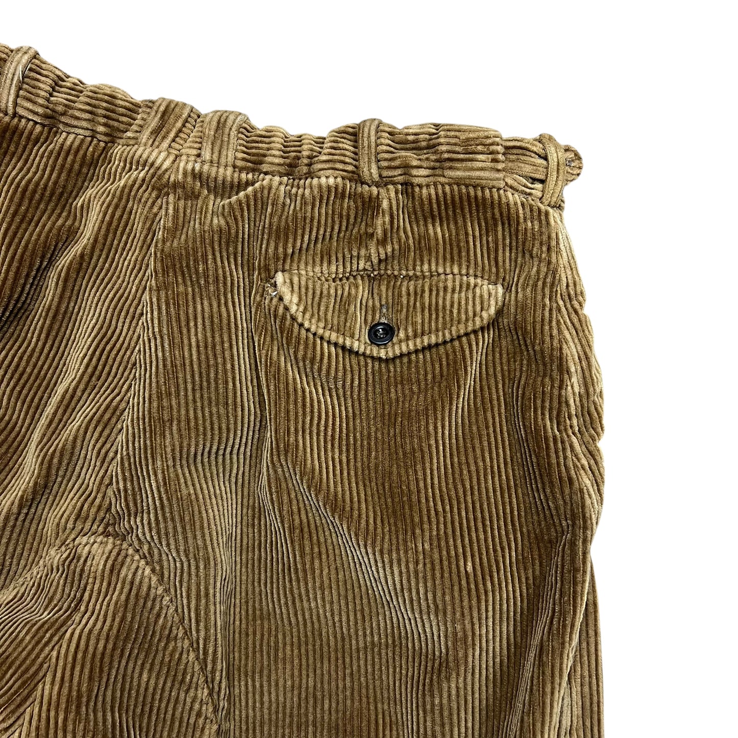 Soft Brown Corduroy Capris - 32"