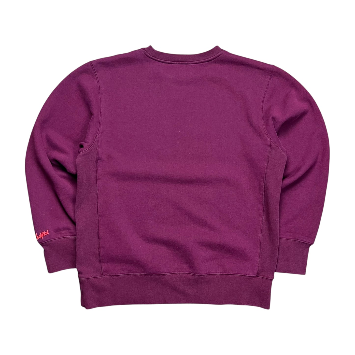 Undefeated Burgundy Logo Crewneck Sweatshirt - L