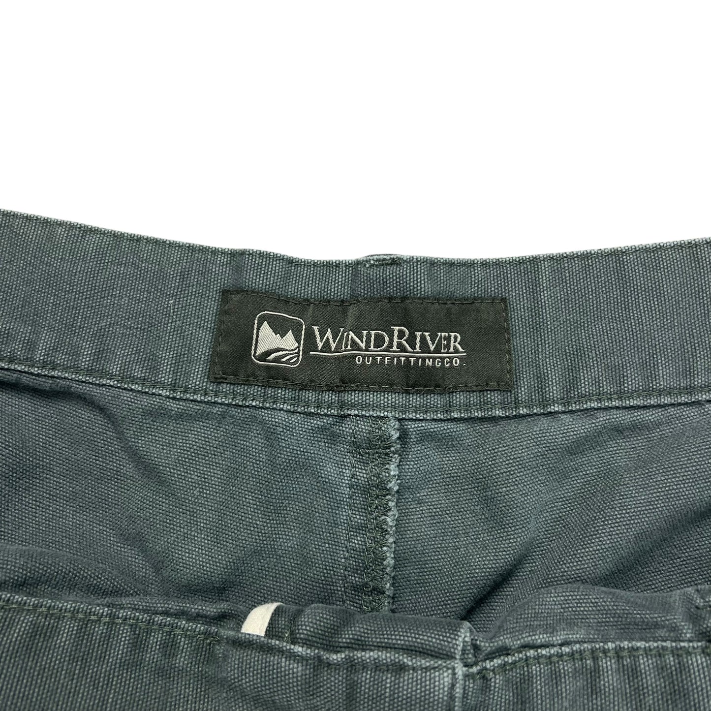 WindRiver Dark Green Cargo Shorts - 36”