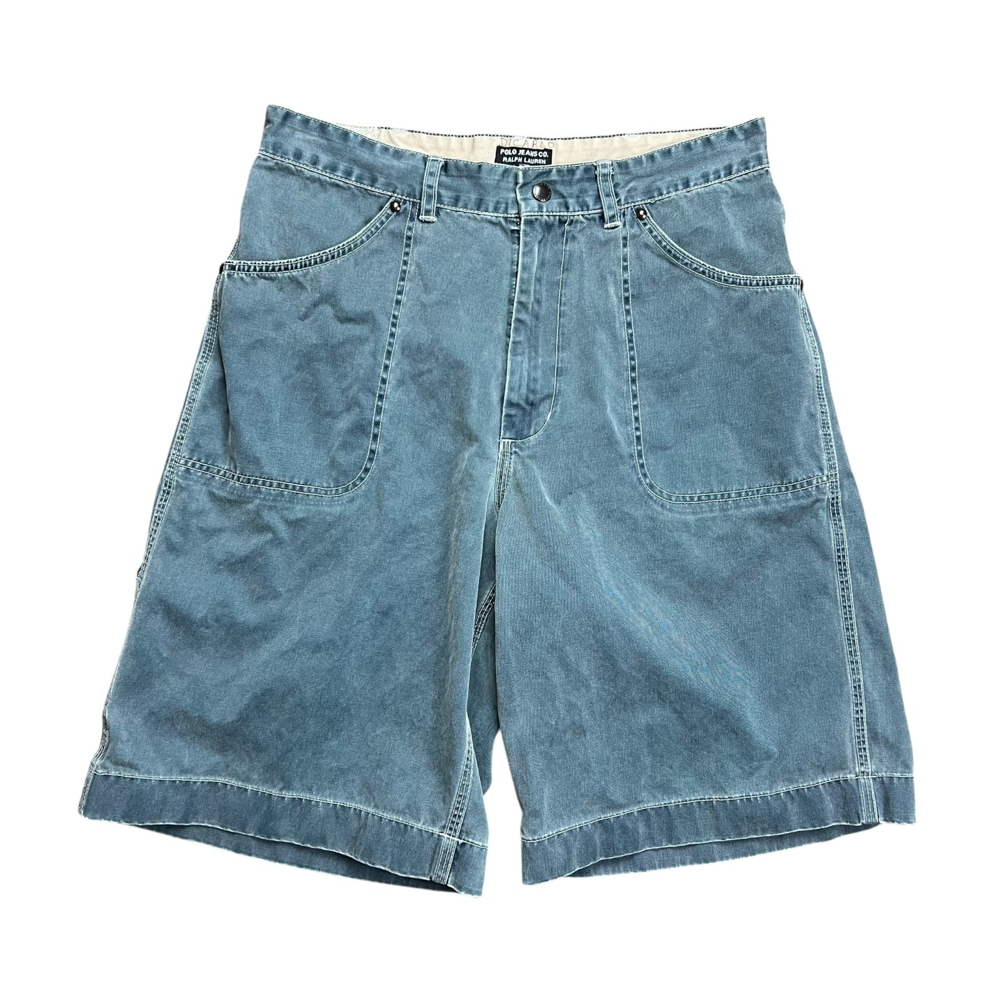 Polo Ralph Lauren Teal Baggy Shorts - 32"