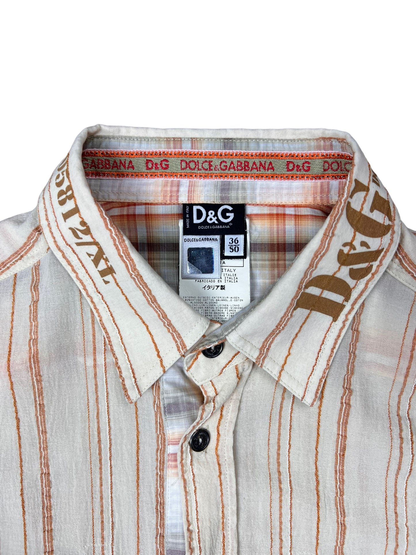 Dolce & Gabbana Recruit Button Up Shirt - L