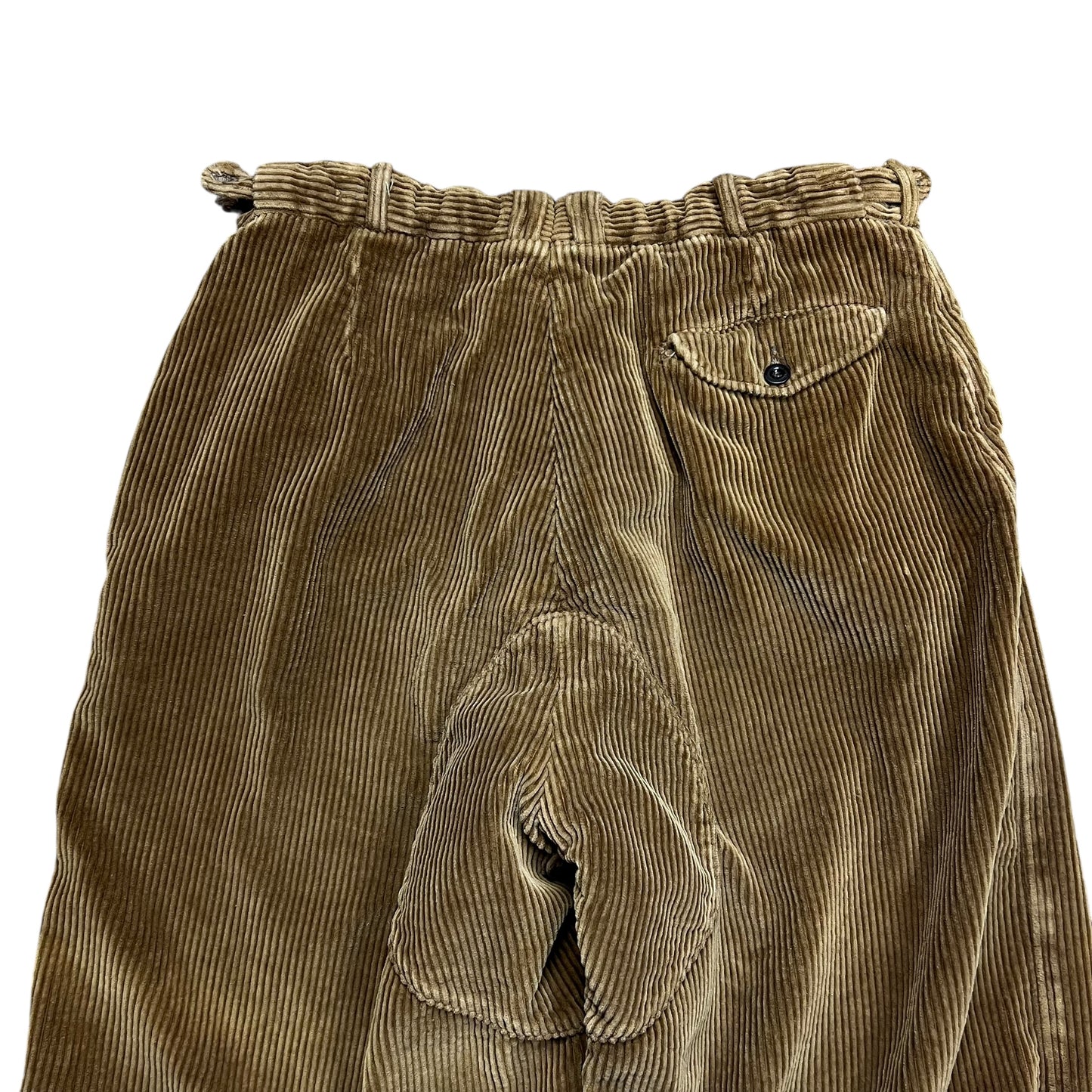 Soft Brown Corduroy Capris - 32"