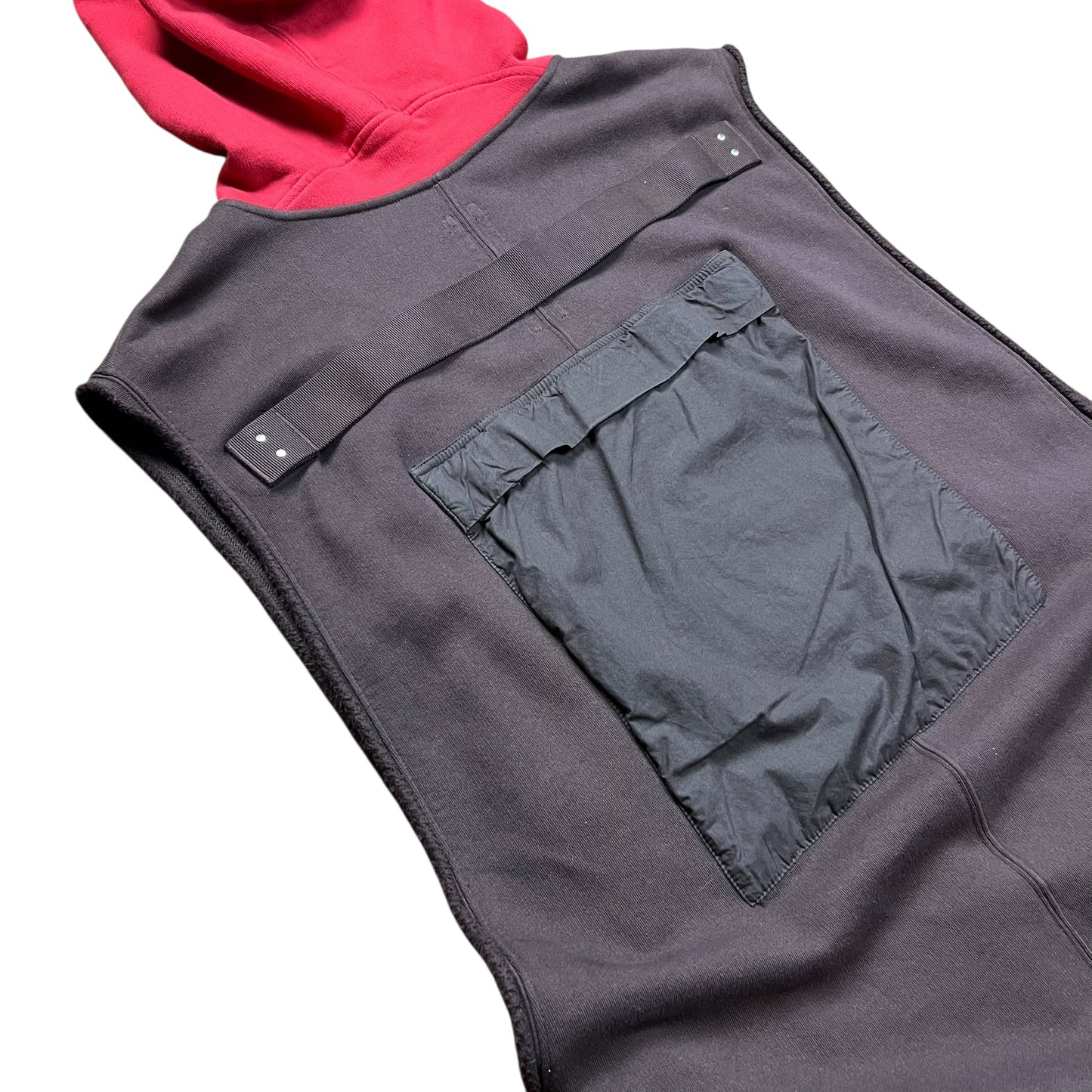 Rick Owens DRKSHDW Sleeveless Gimp Hoodie - L