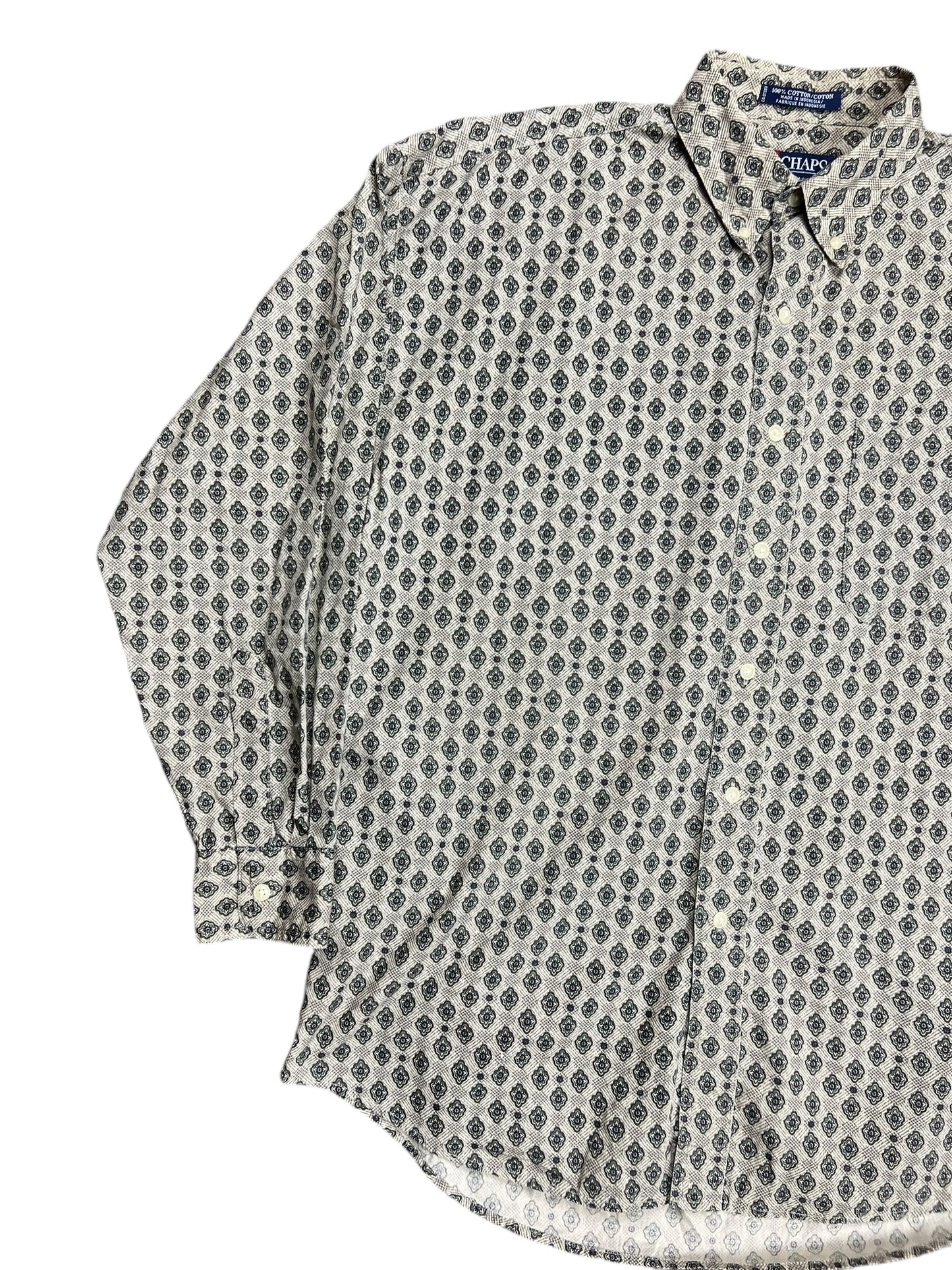 Chaps Ralph Lauren Patterned Button-up Shirt - XL
