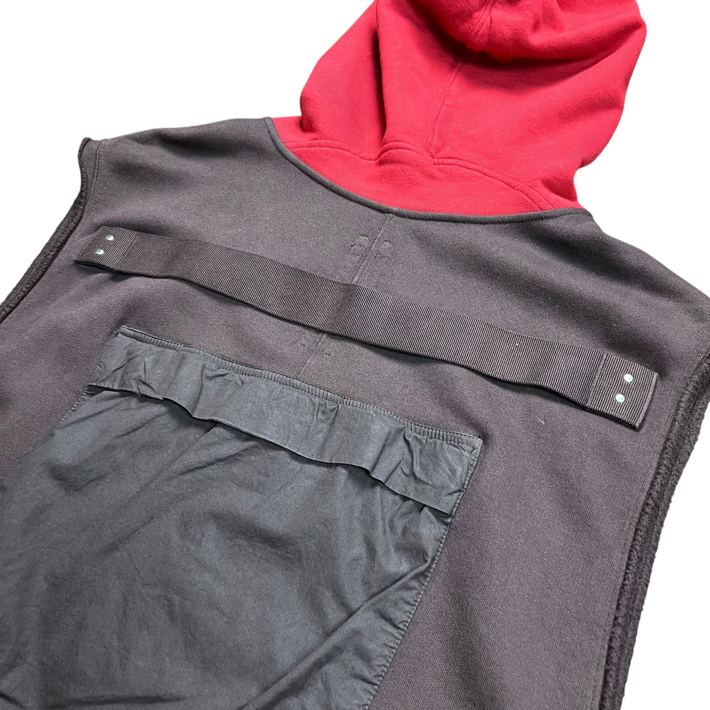 Rick Owens DRKSHDW Sleeveless Gimp Hoodie - L