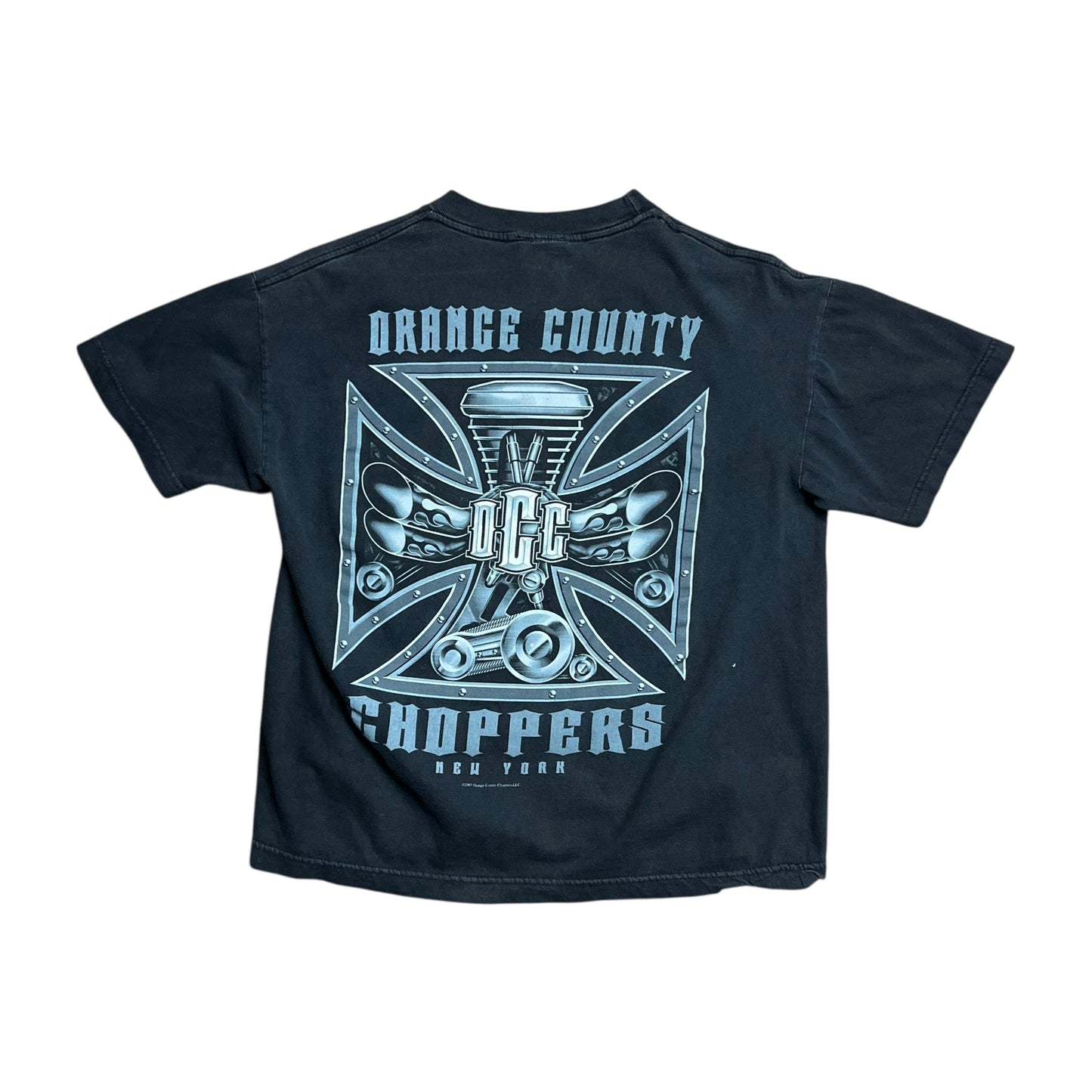 2003 Orange County Choppers New York T-shirt - M