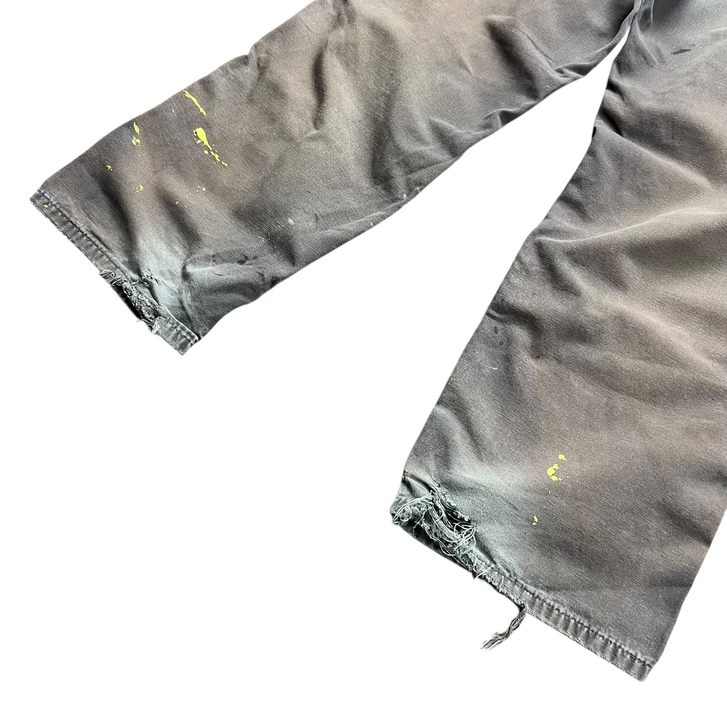 Carhartt Faded & Distressed Brown Work Pants - 36”